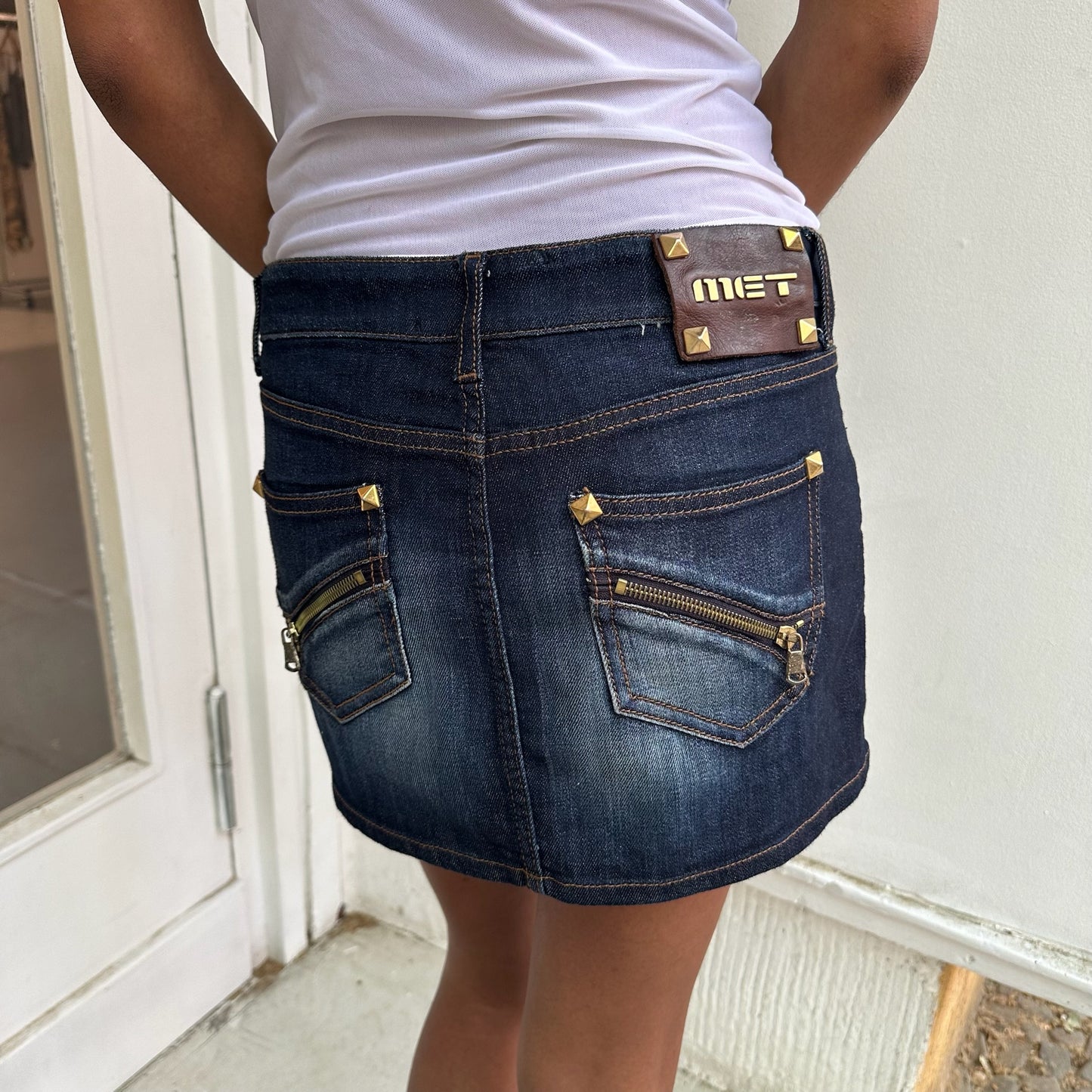 y2k Jeansrock