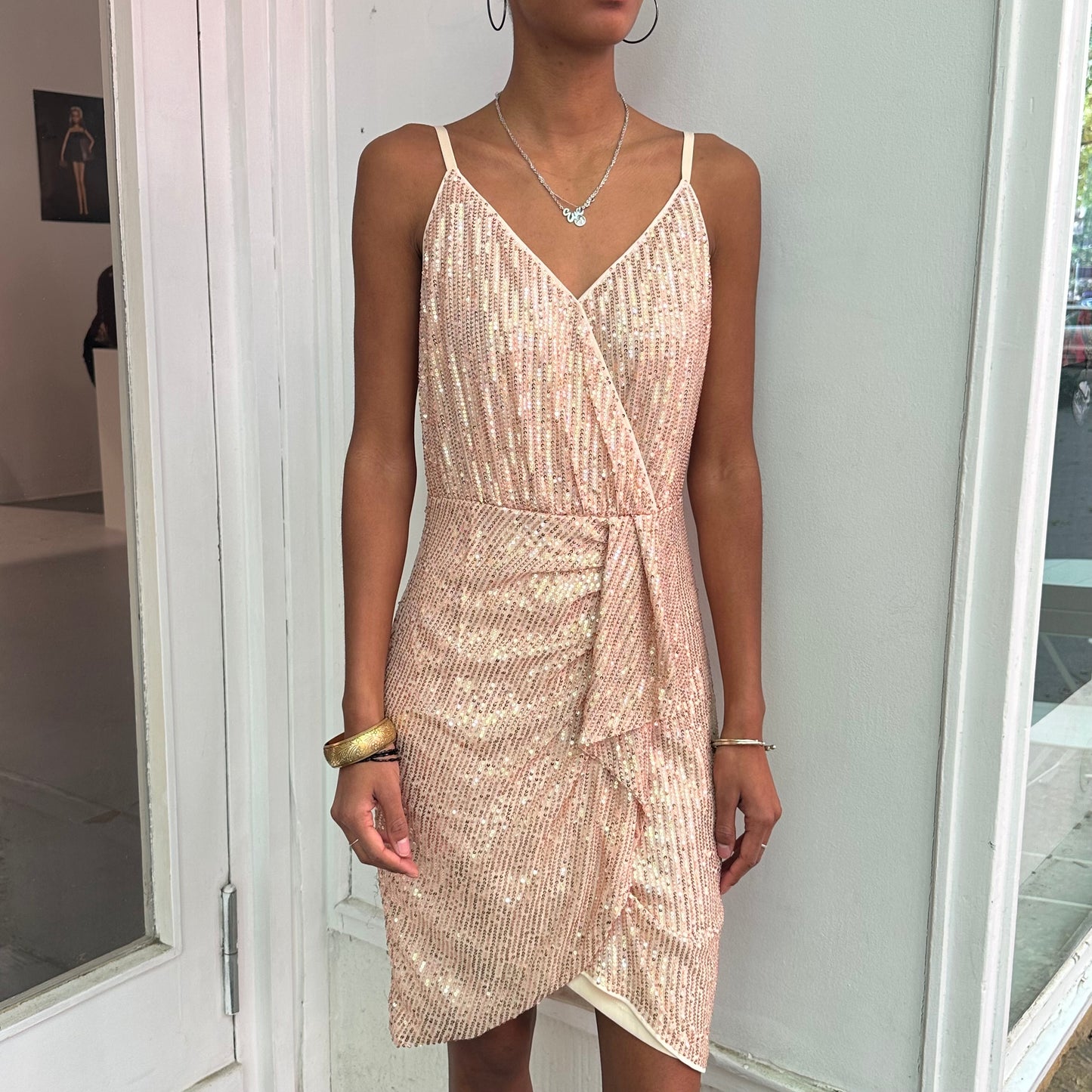 Glitzer Kleid