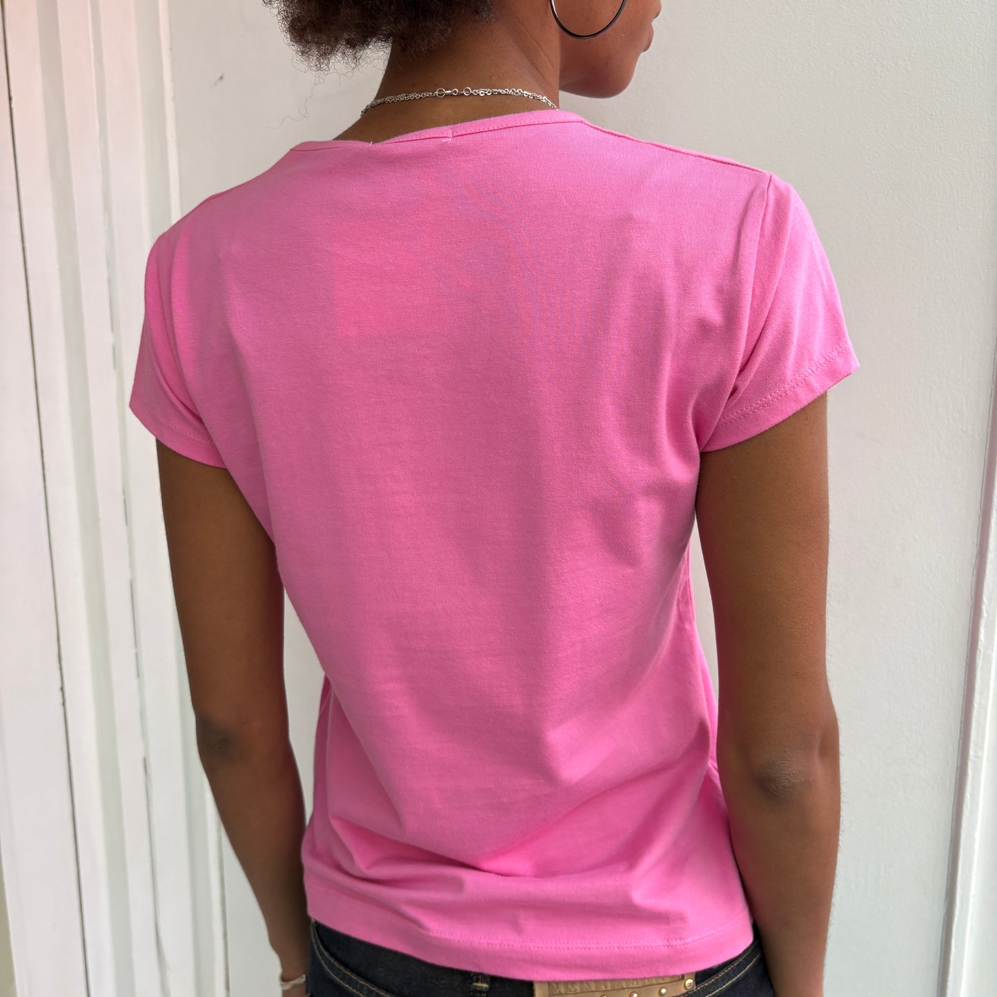 T-shirt with rhinestones