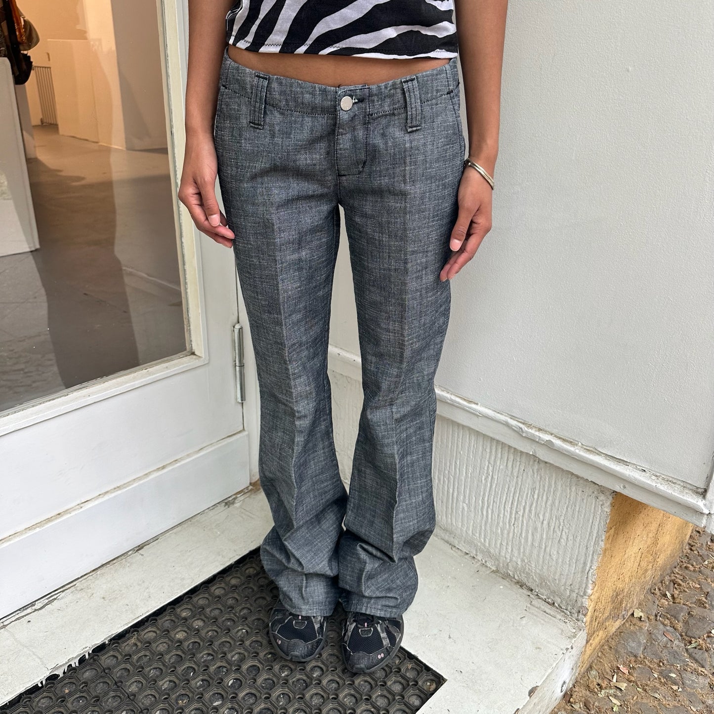 Grey y2k jeans