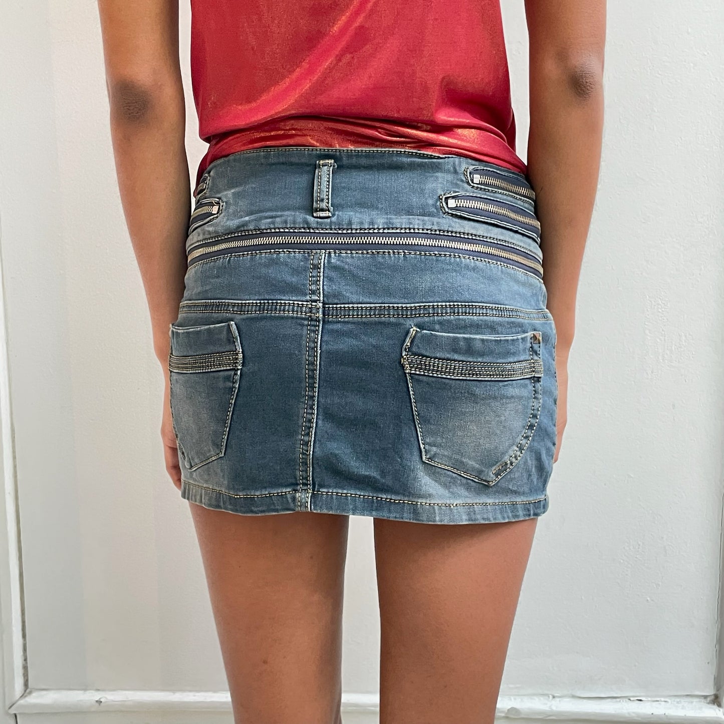 Mini Jeans Rock