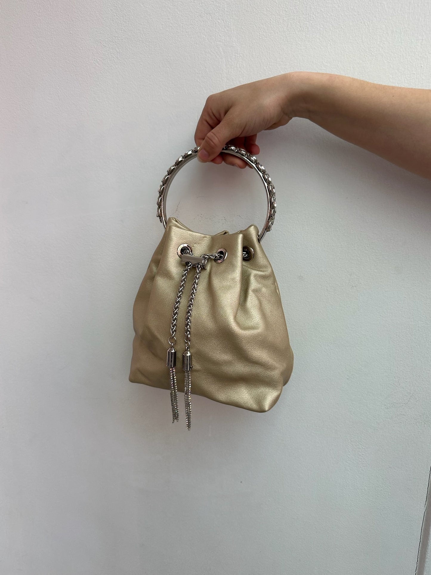 Golden handbag