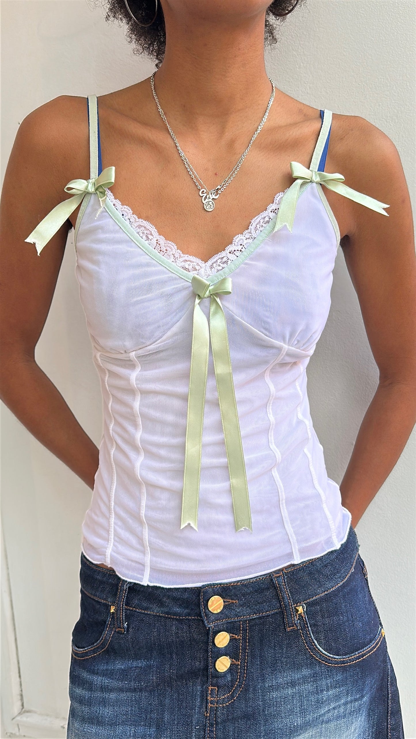 Weißes Top