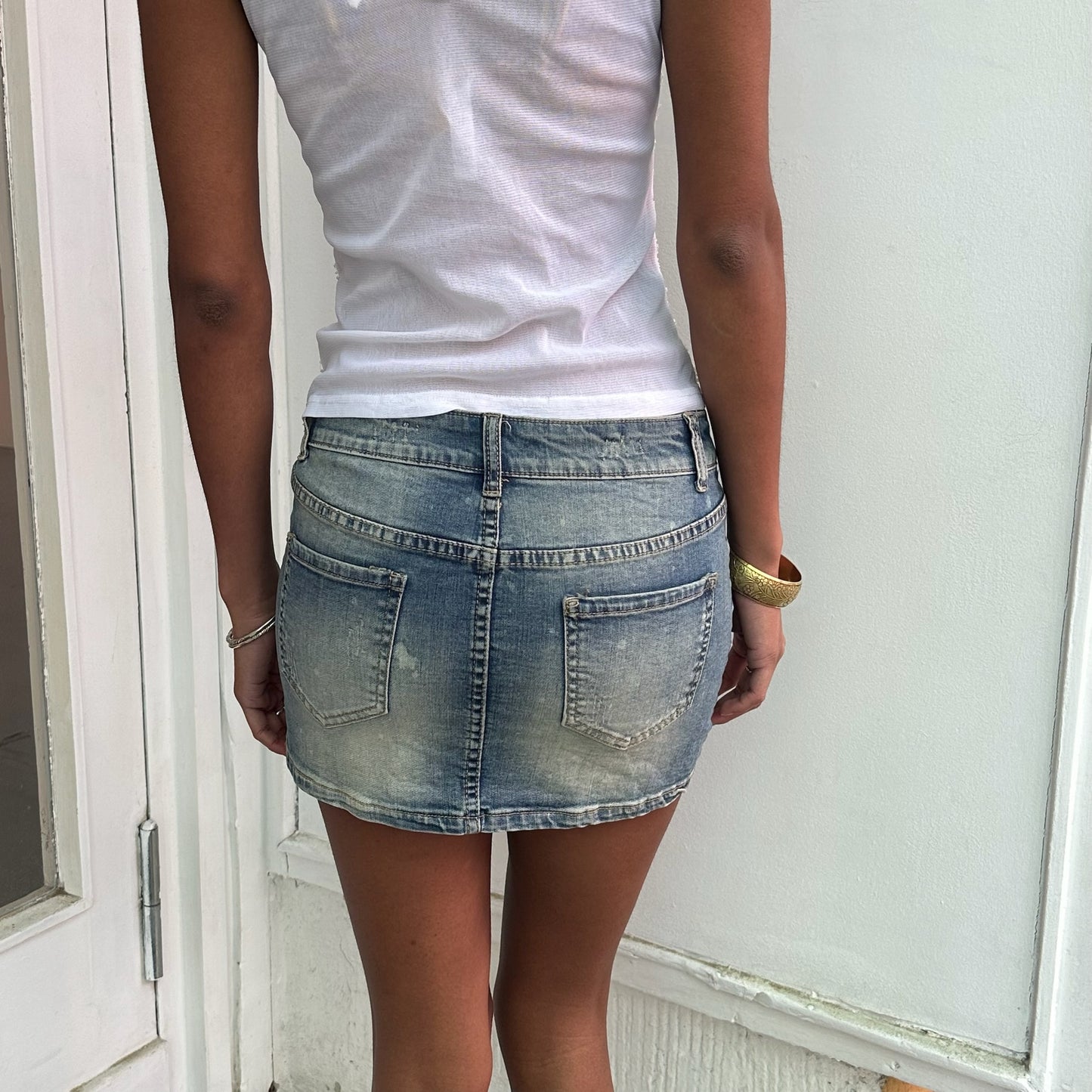 Kurzer Denim Minirock