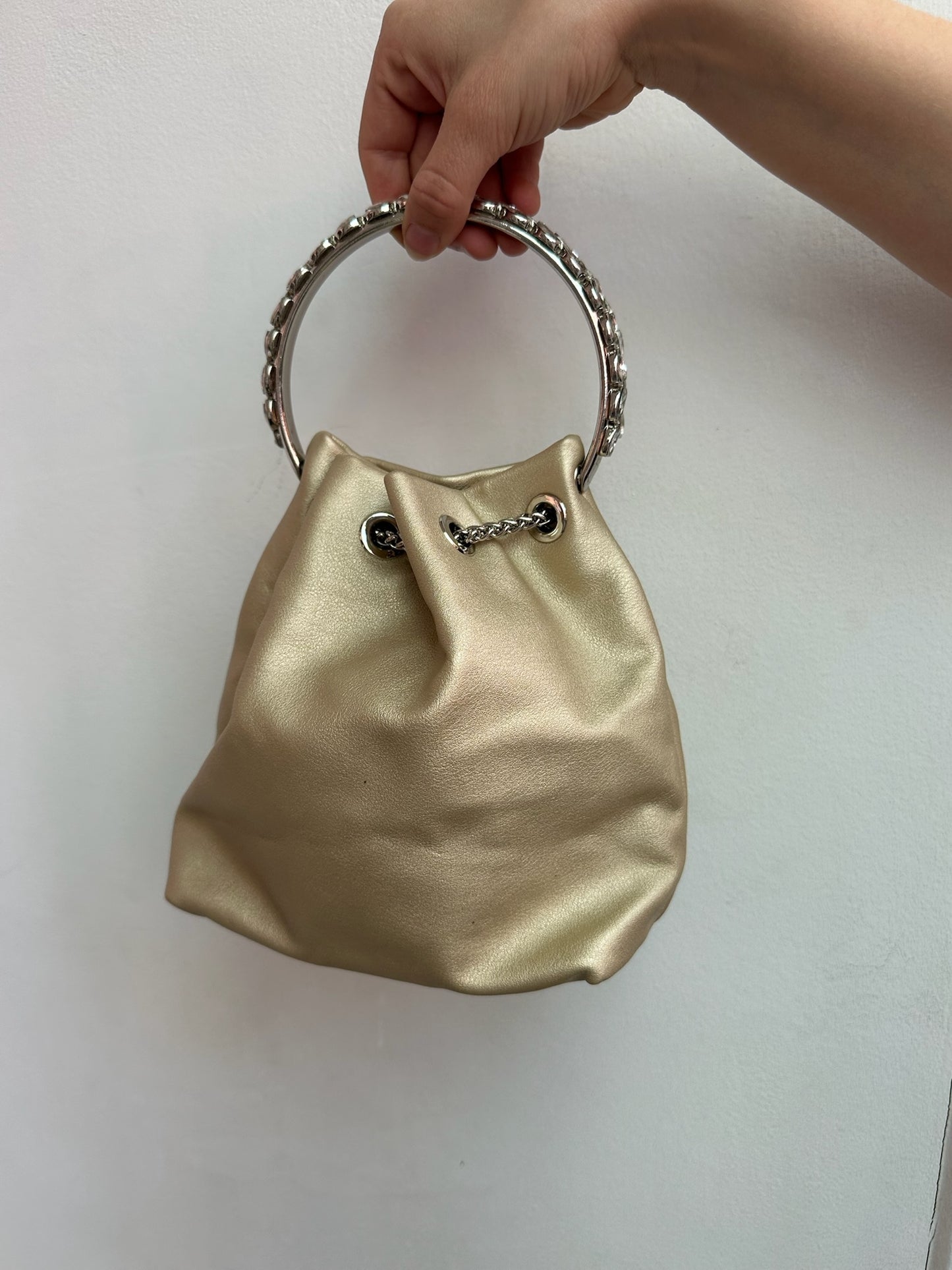Golden handbag