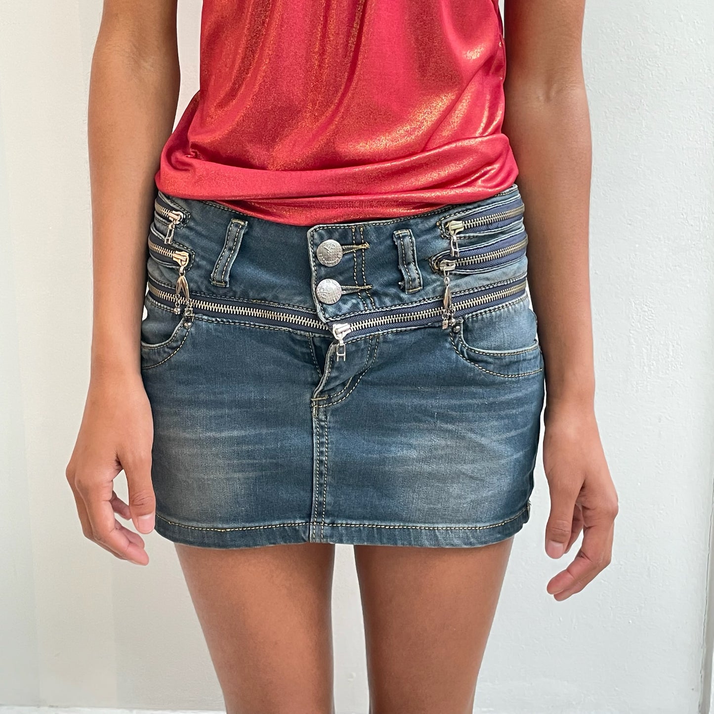 Mini Jeans Rock