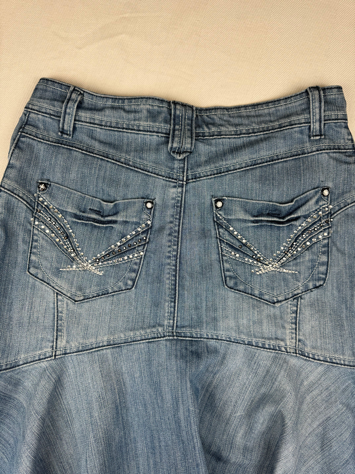 Denim midi Skirt