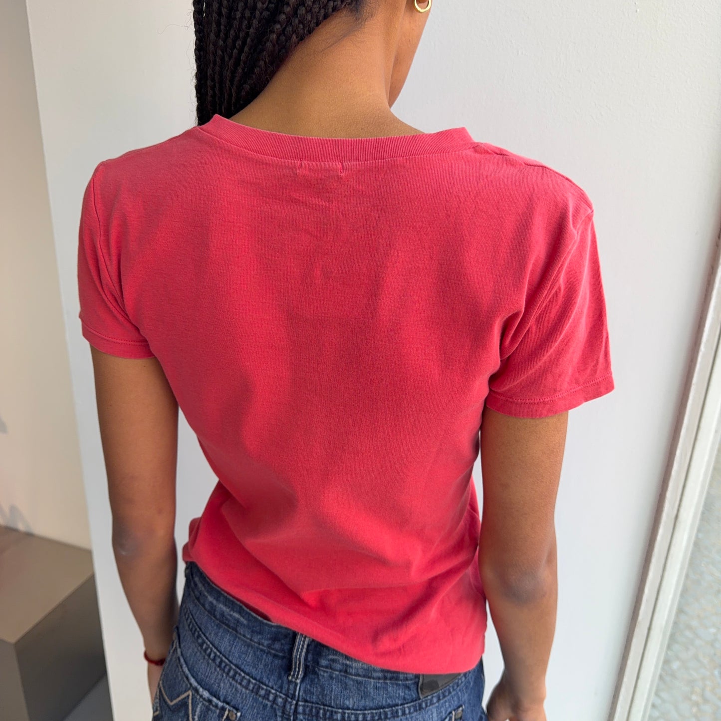 Coral Baby Tee
