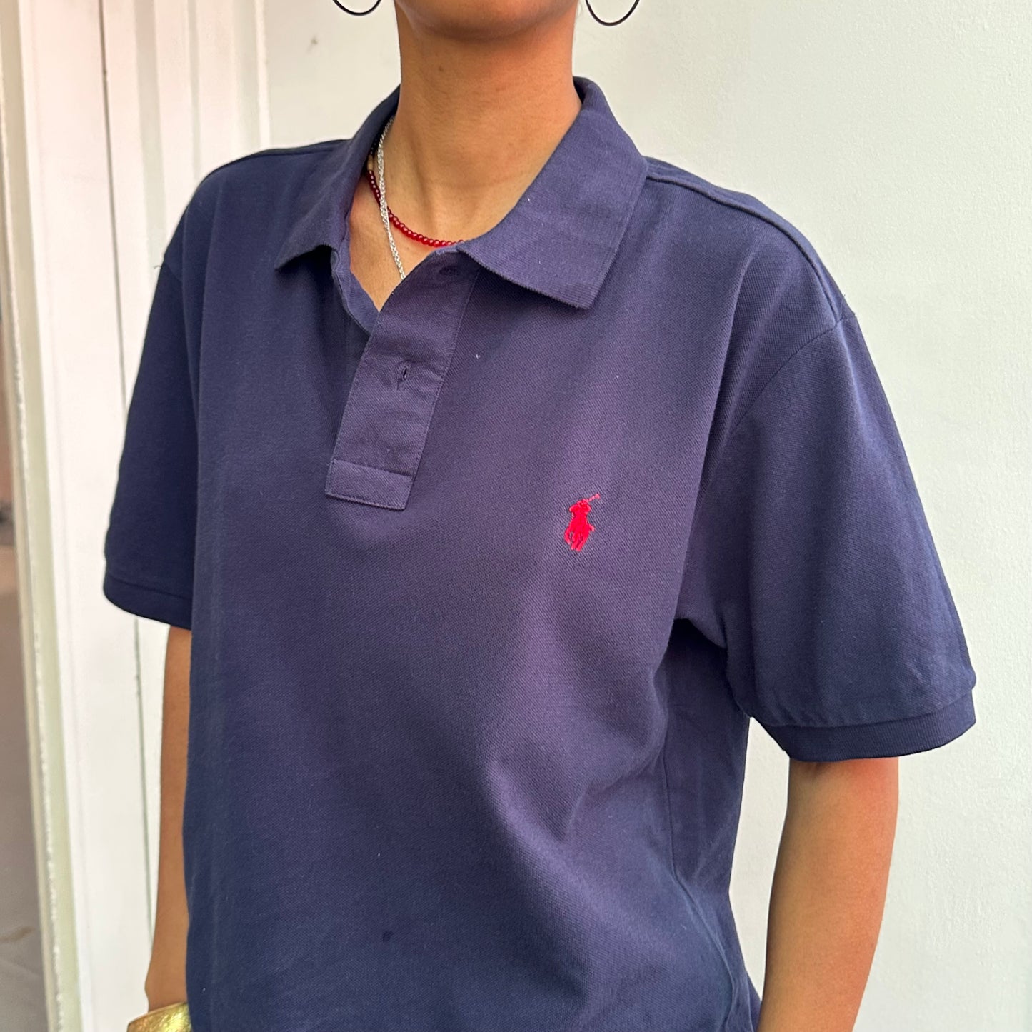 Dunkelblaues Ralph Lauren Polo T-Shirt