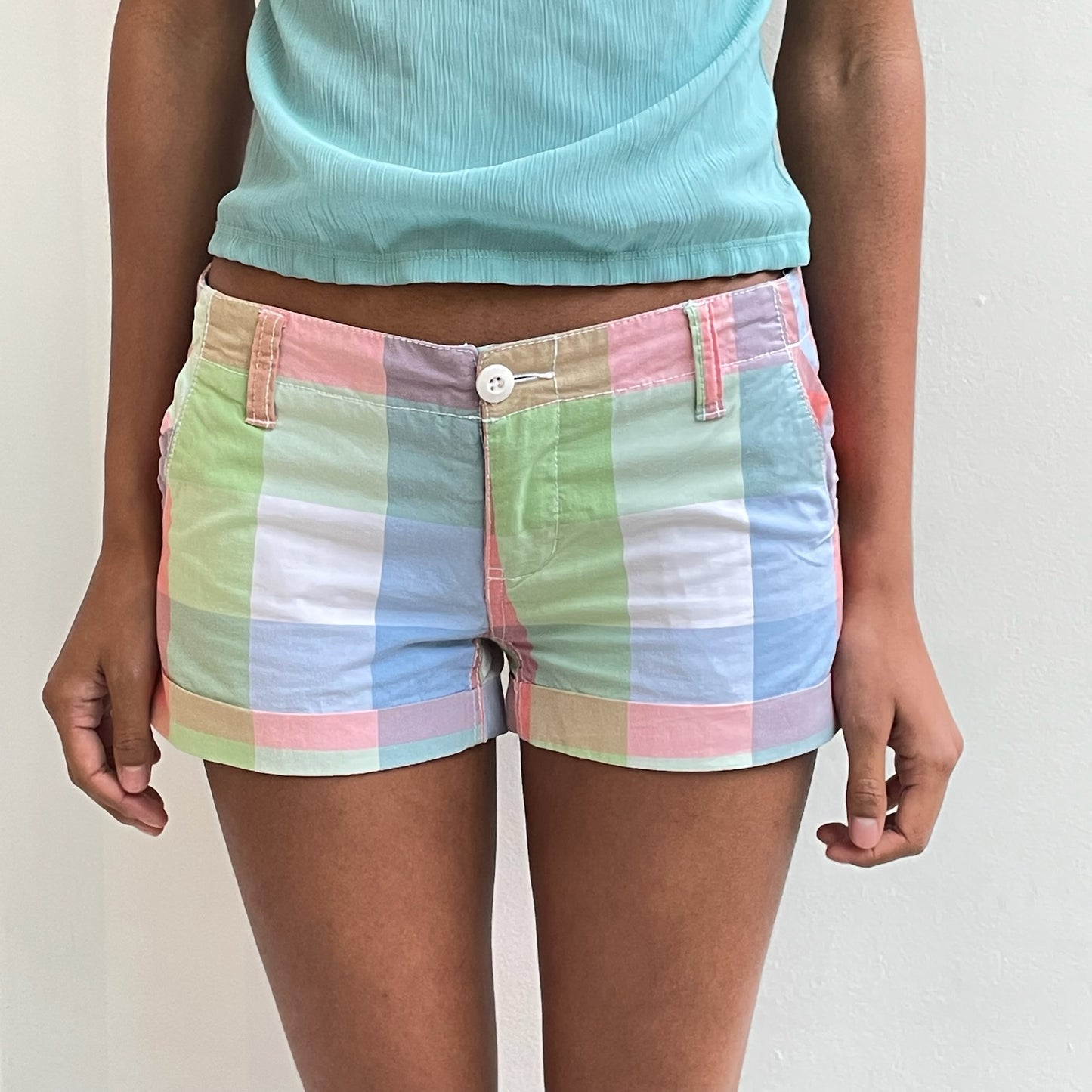 Karierte Shorts
