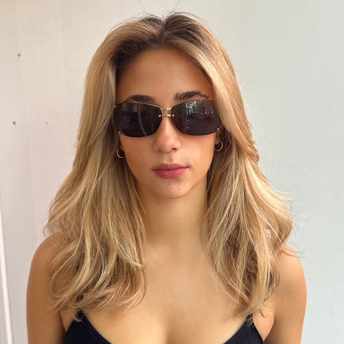 Lila Sonnenbrille