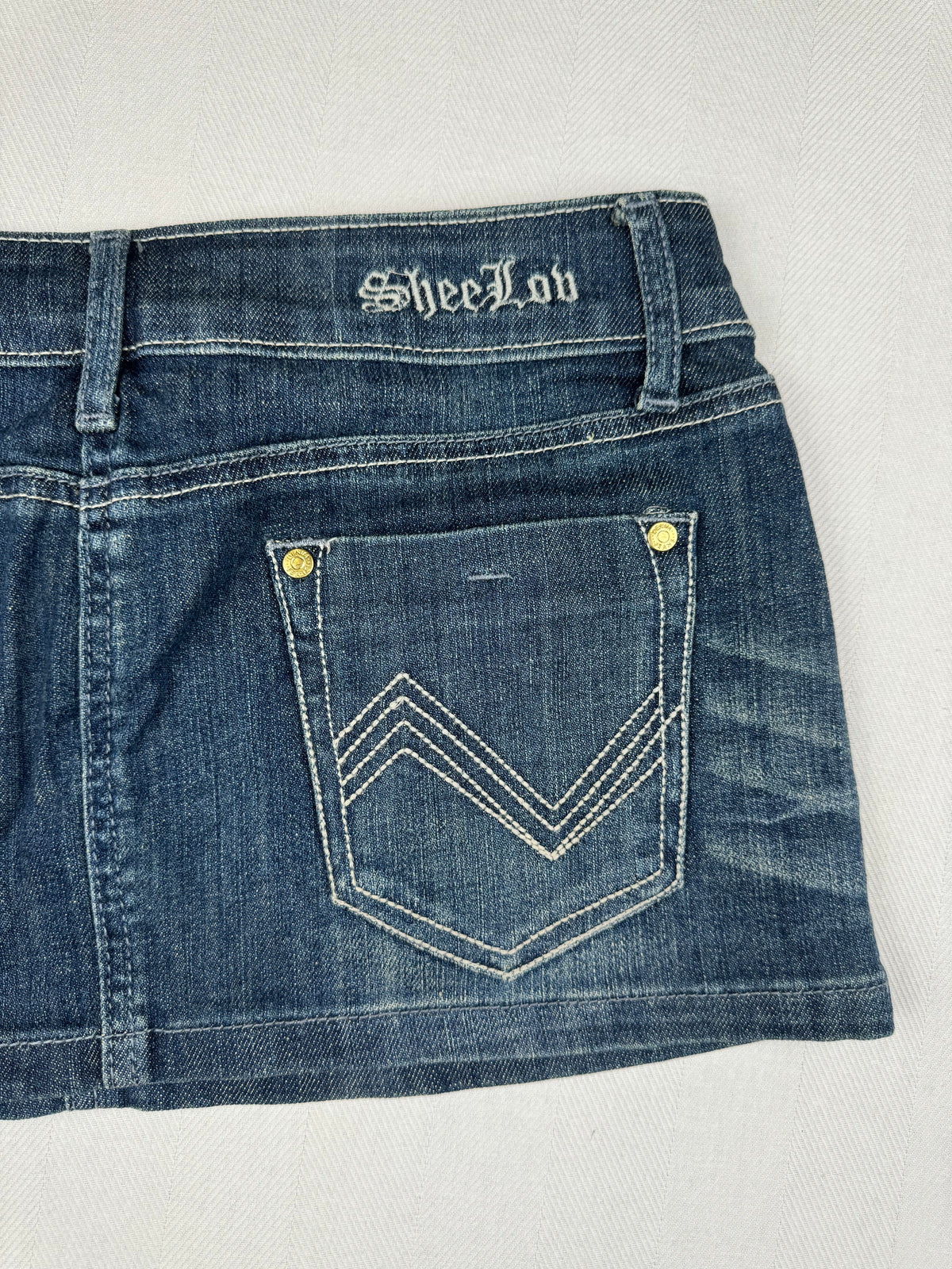 Denim Mini Skirt
