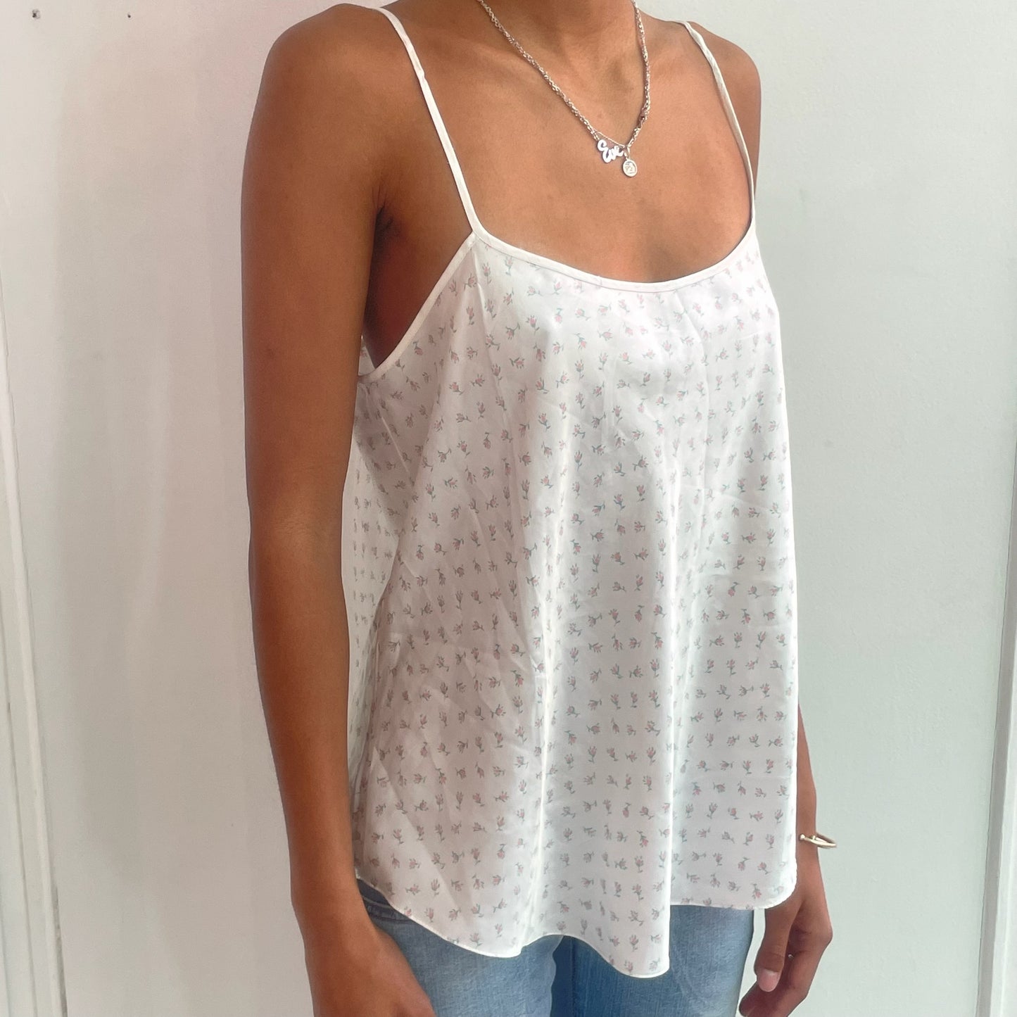 White cami top