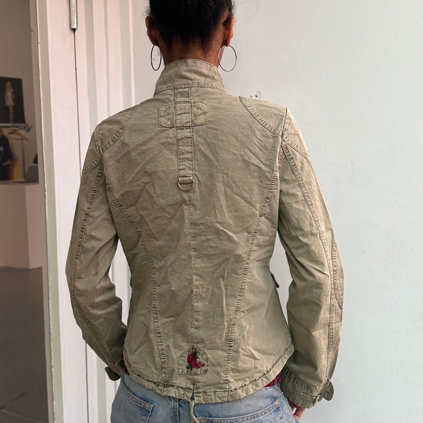 Grüne Jacke