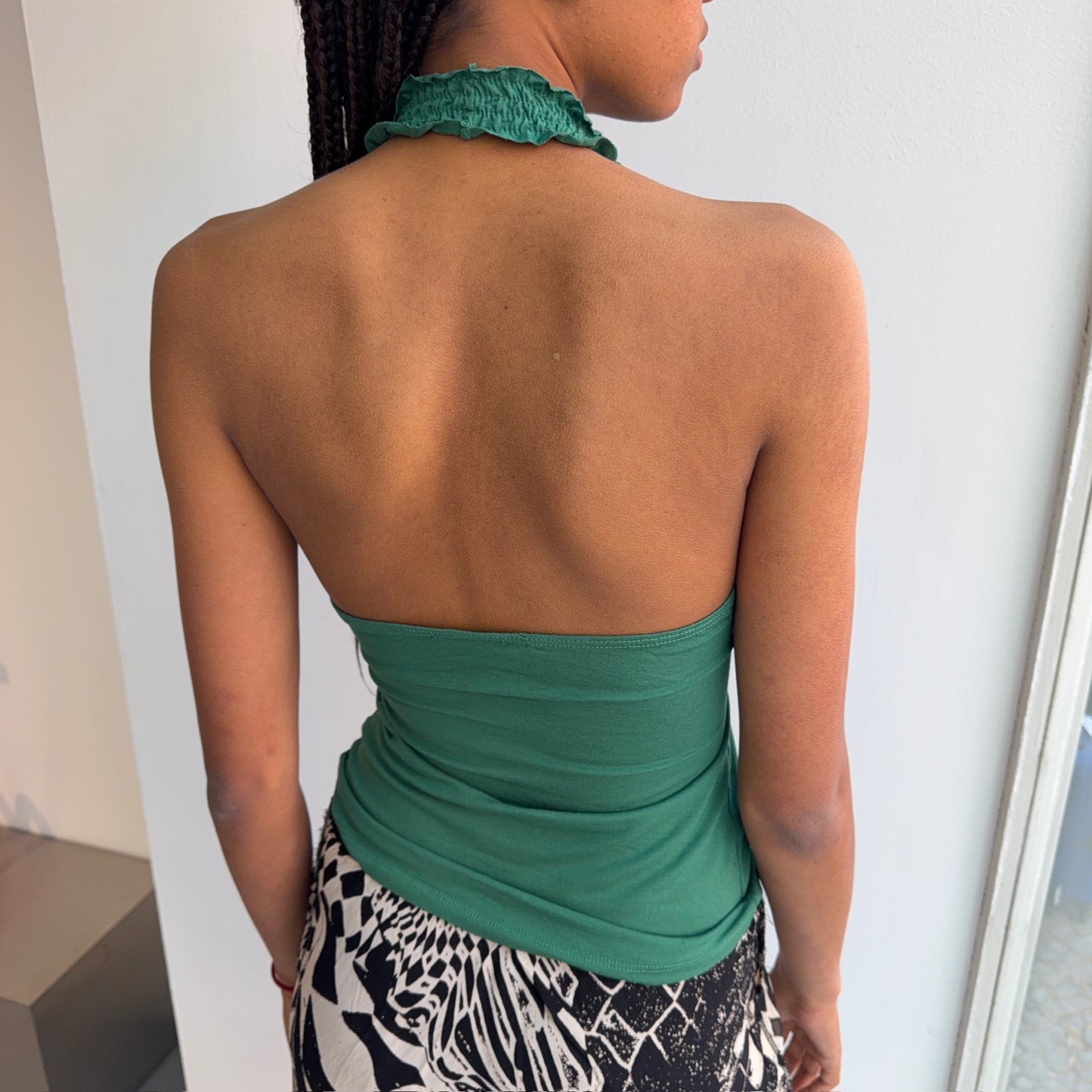 Green Halter Top