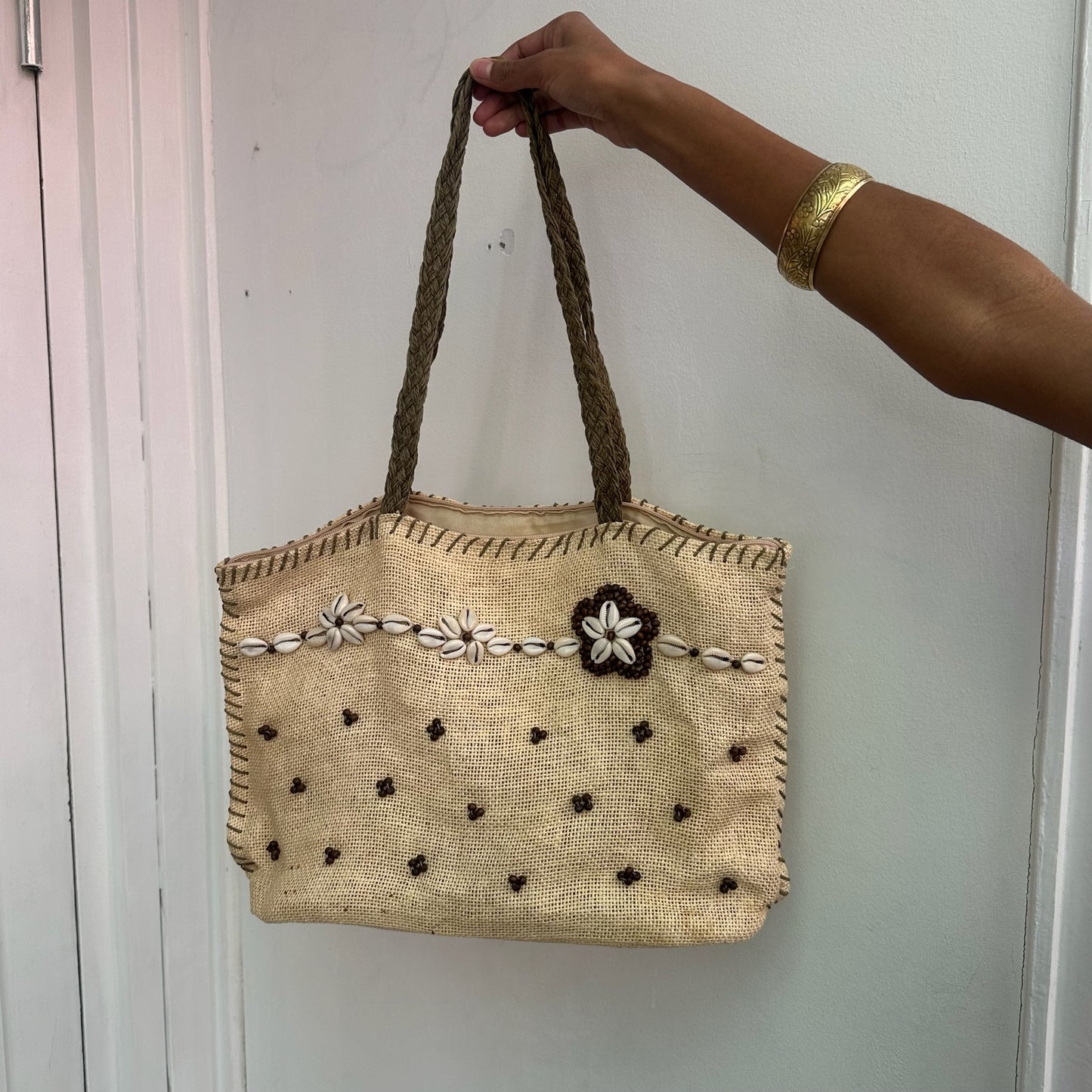 Strandtasche mit Muscheldetails