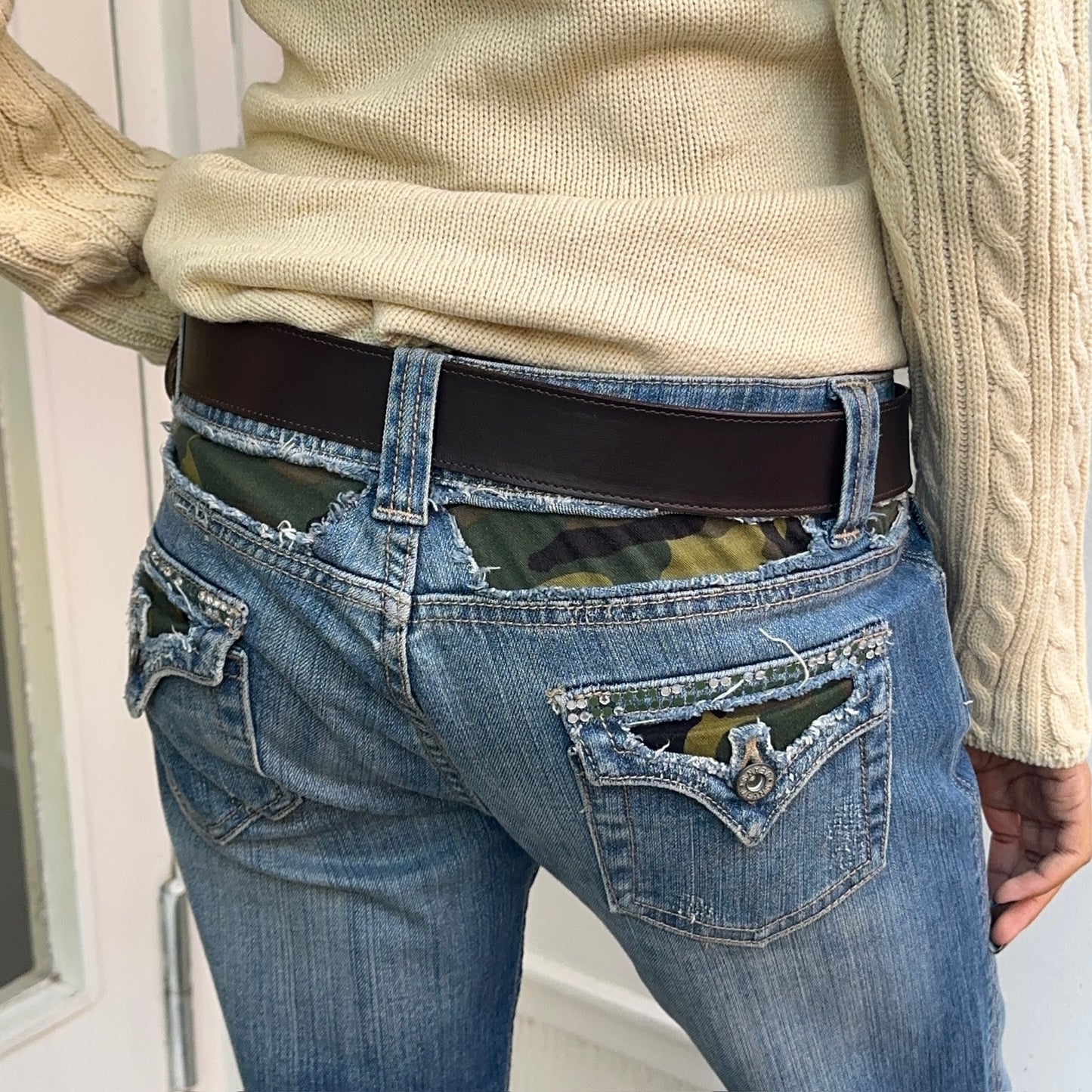Glitter Buckle belt