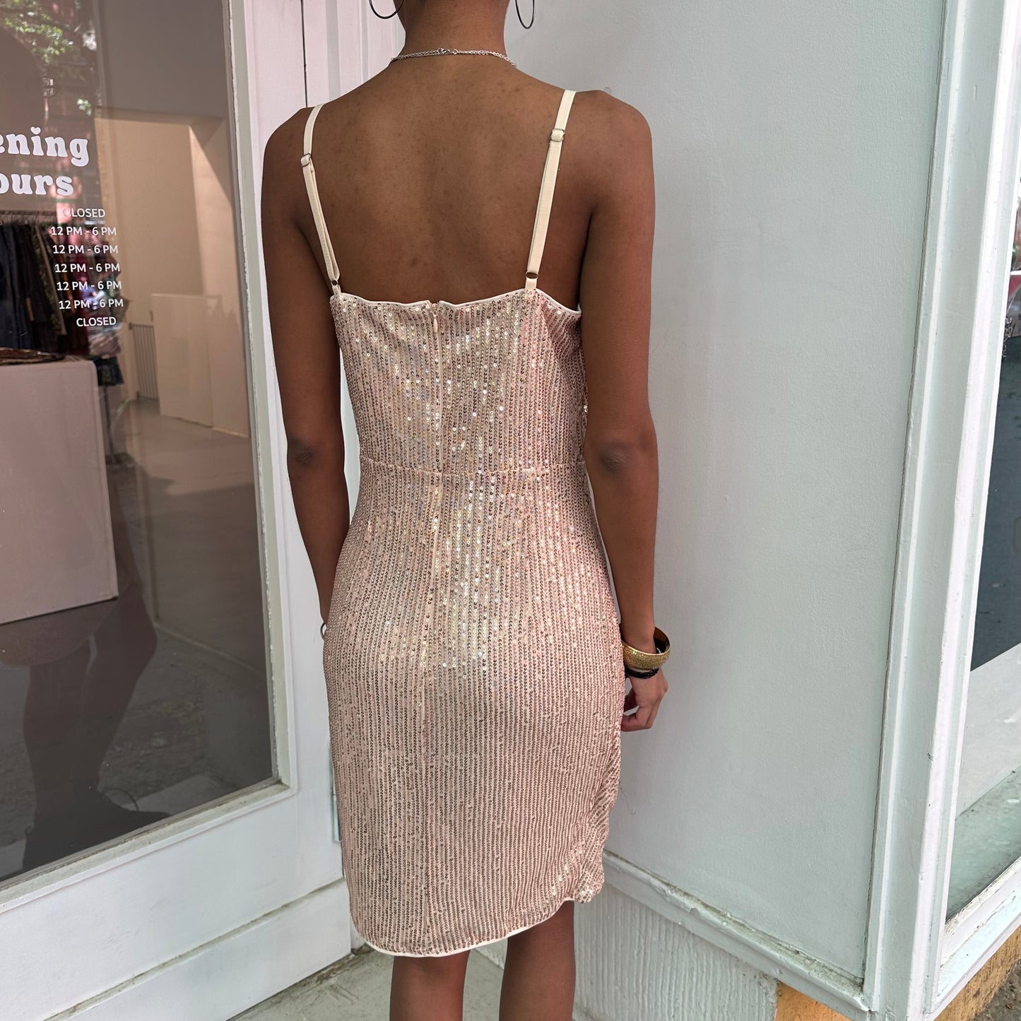 Glitzer Kleid