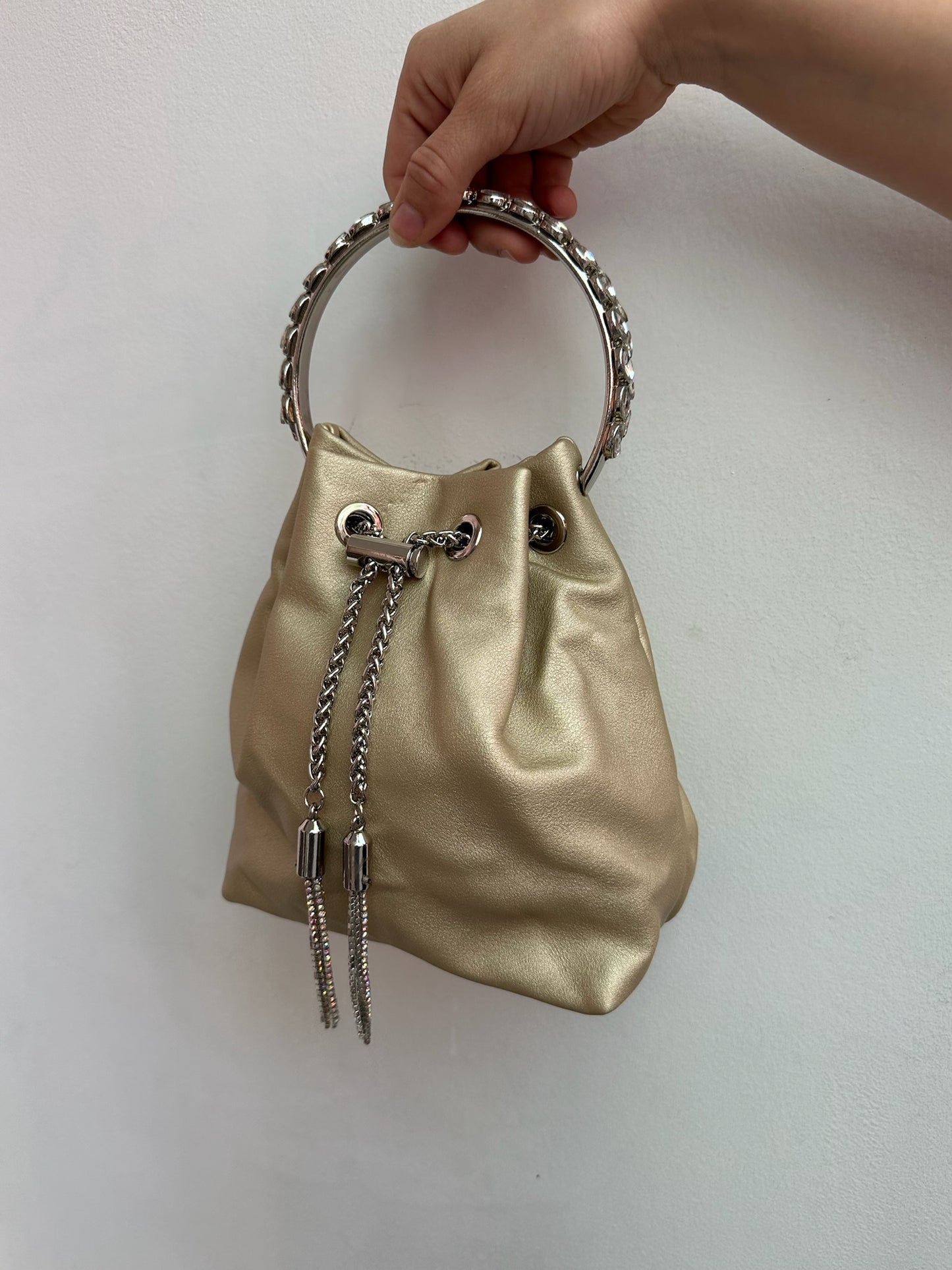 Golden handbag