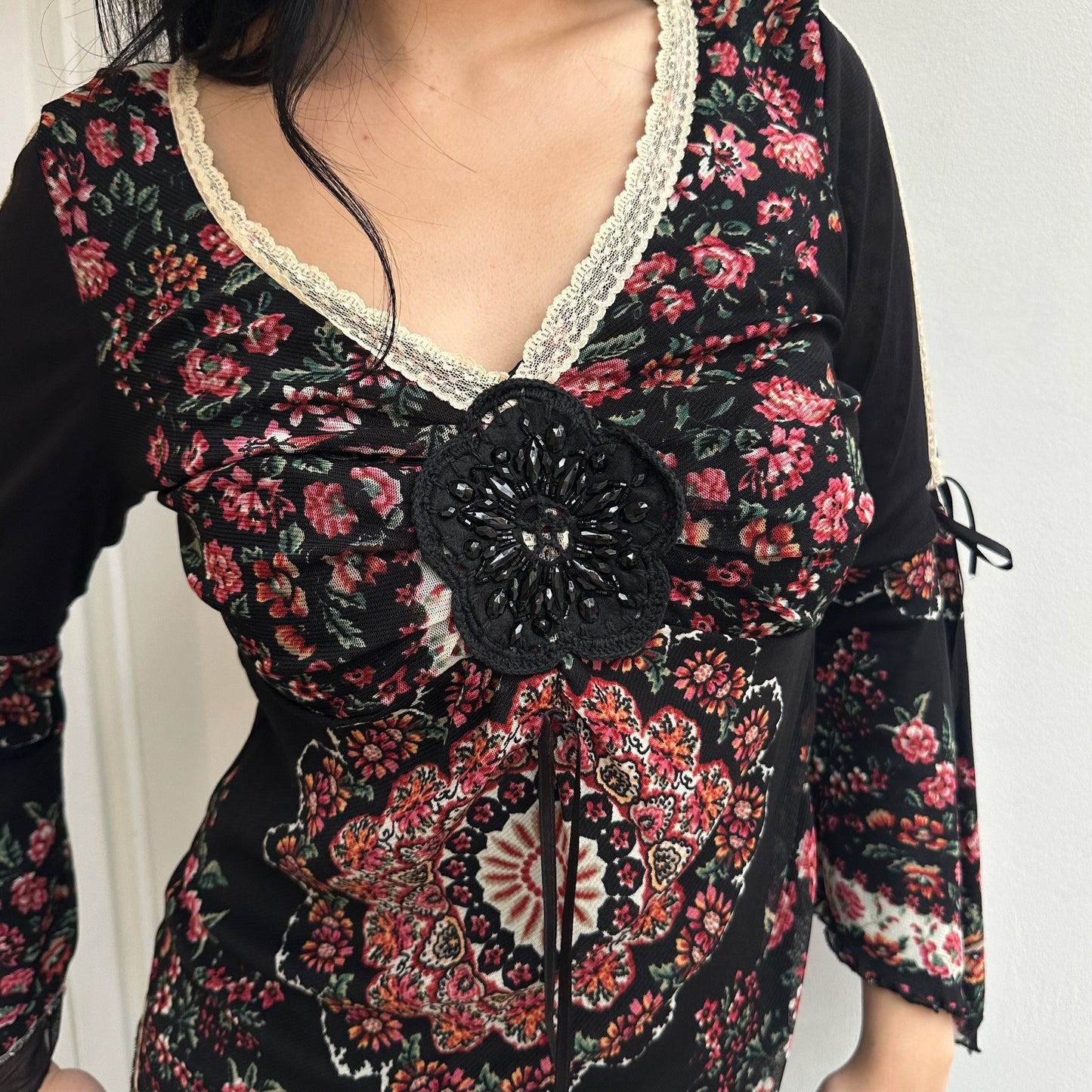 Long sleeve mit Muster