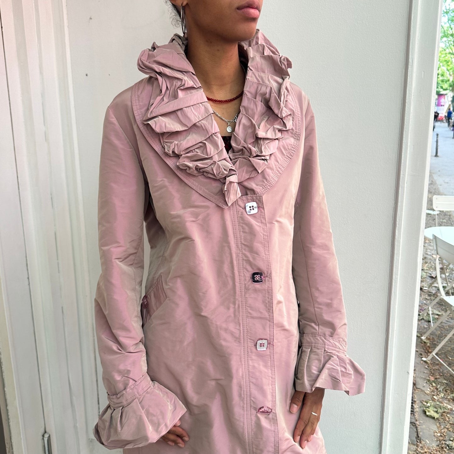 Pink coat