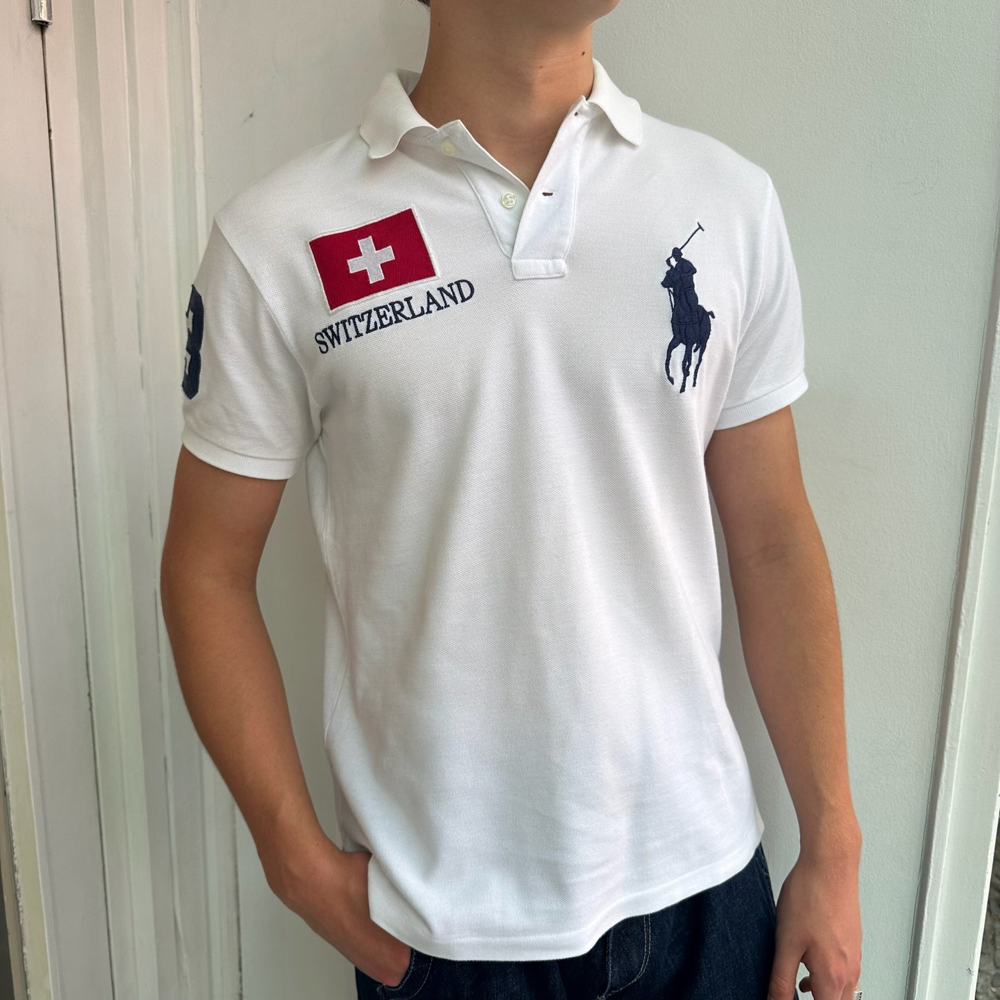 Weißes Ralph Lauren Polo