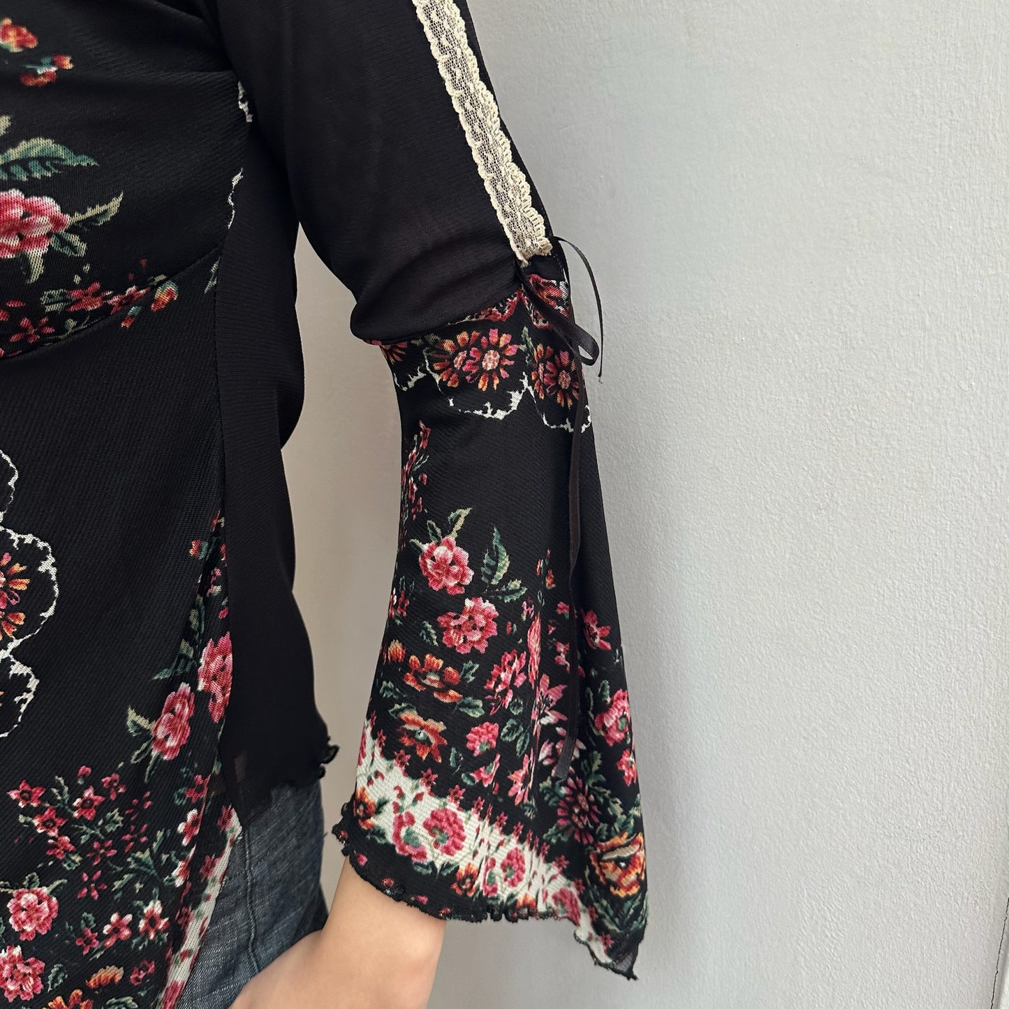 Long sleeve mit Muster
