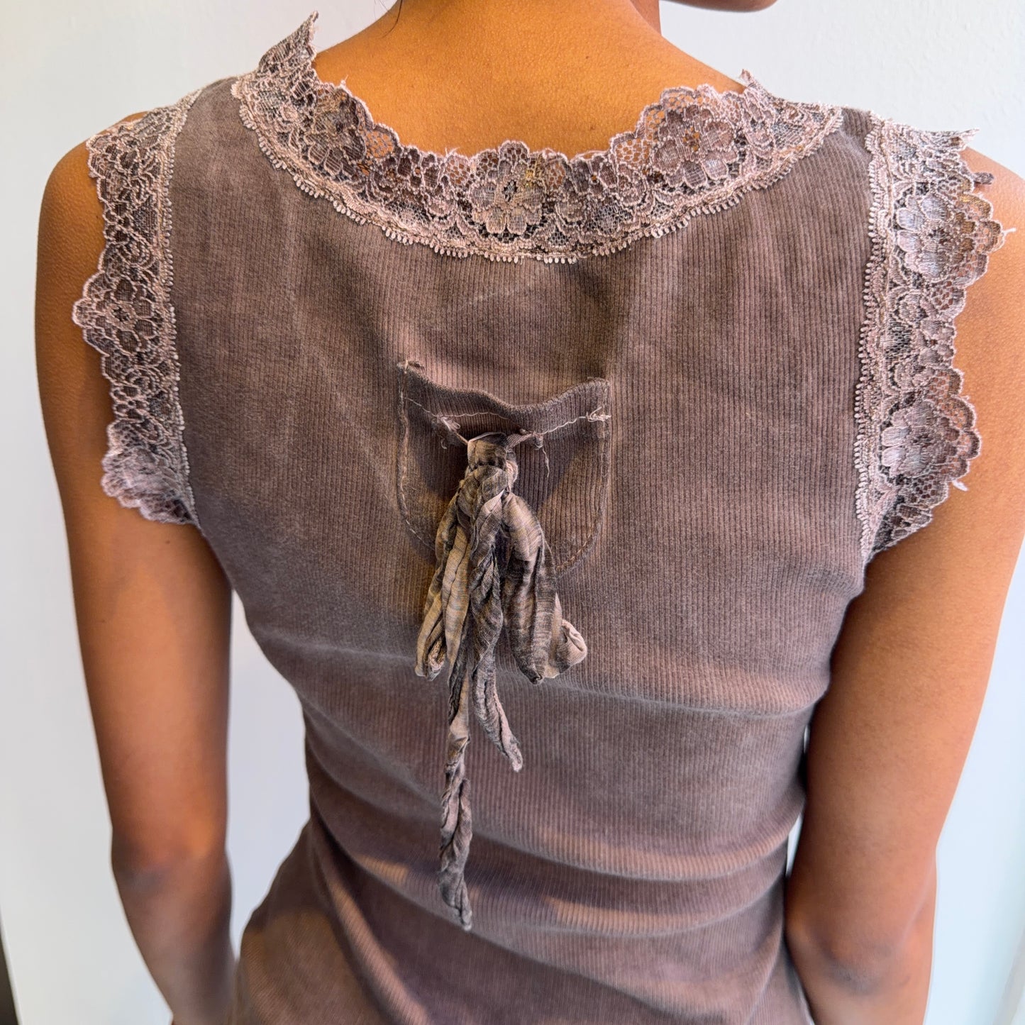 Brown Lace top