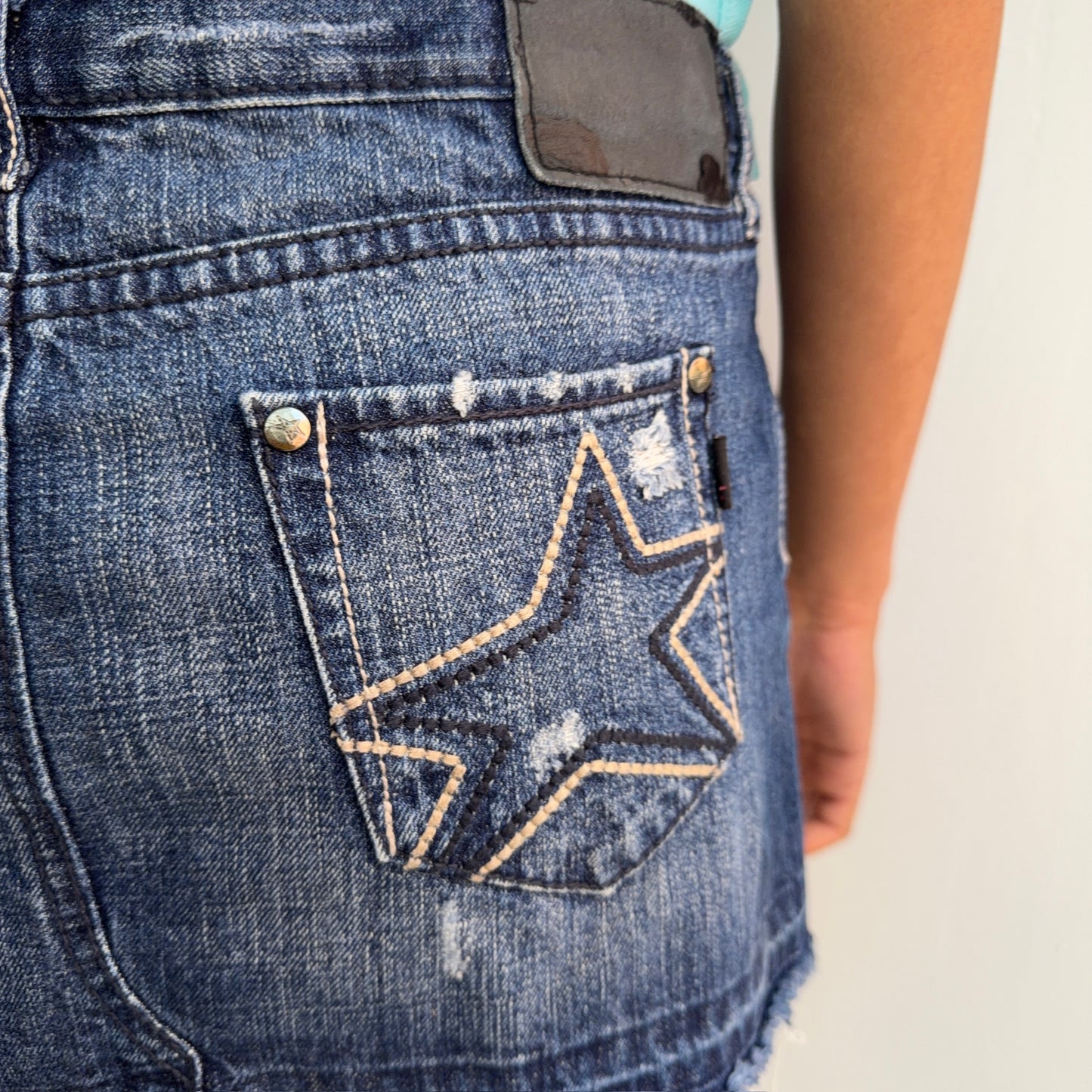 Denim Mini Skirt