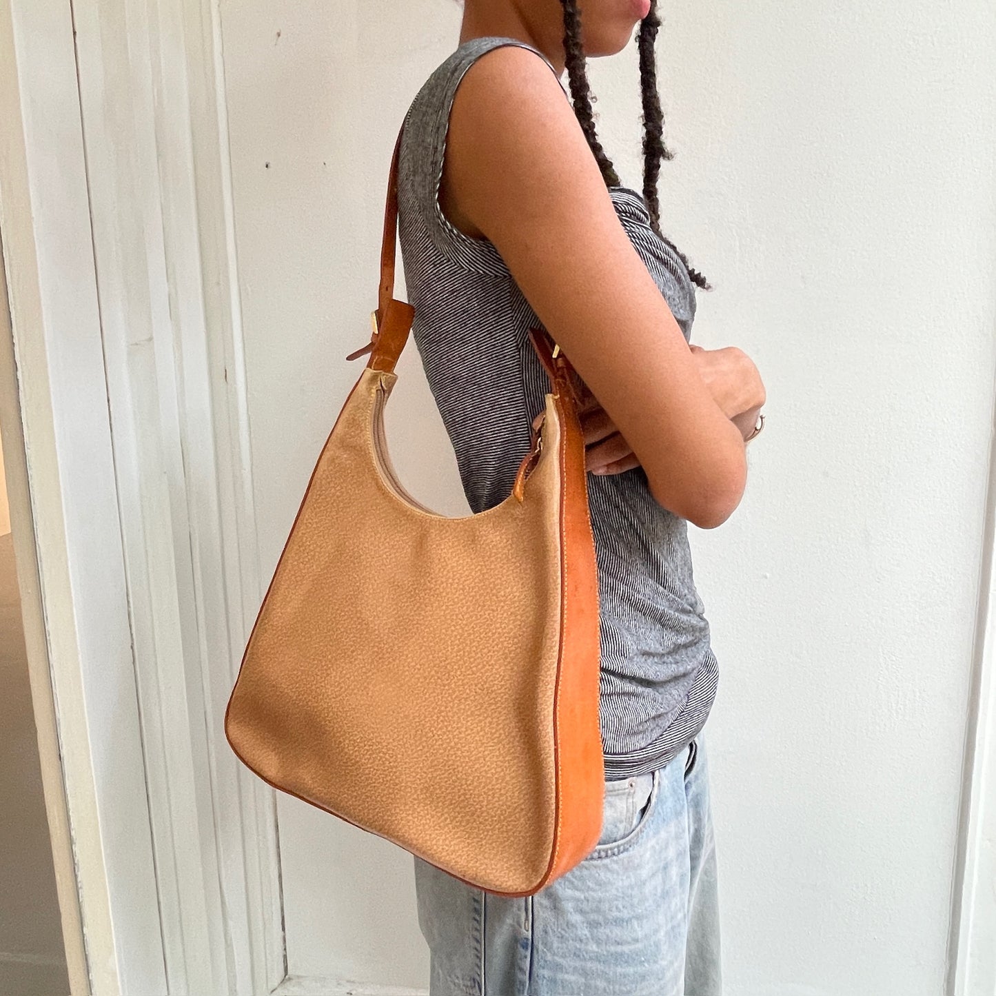 Braune Hobo Tasche