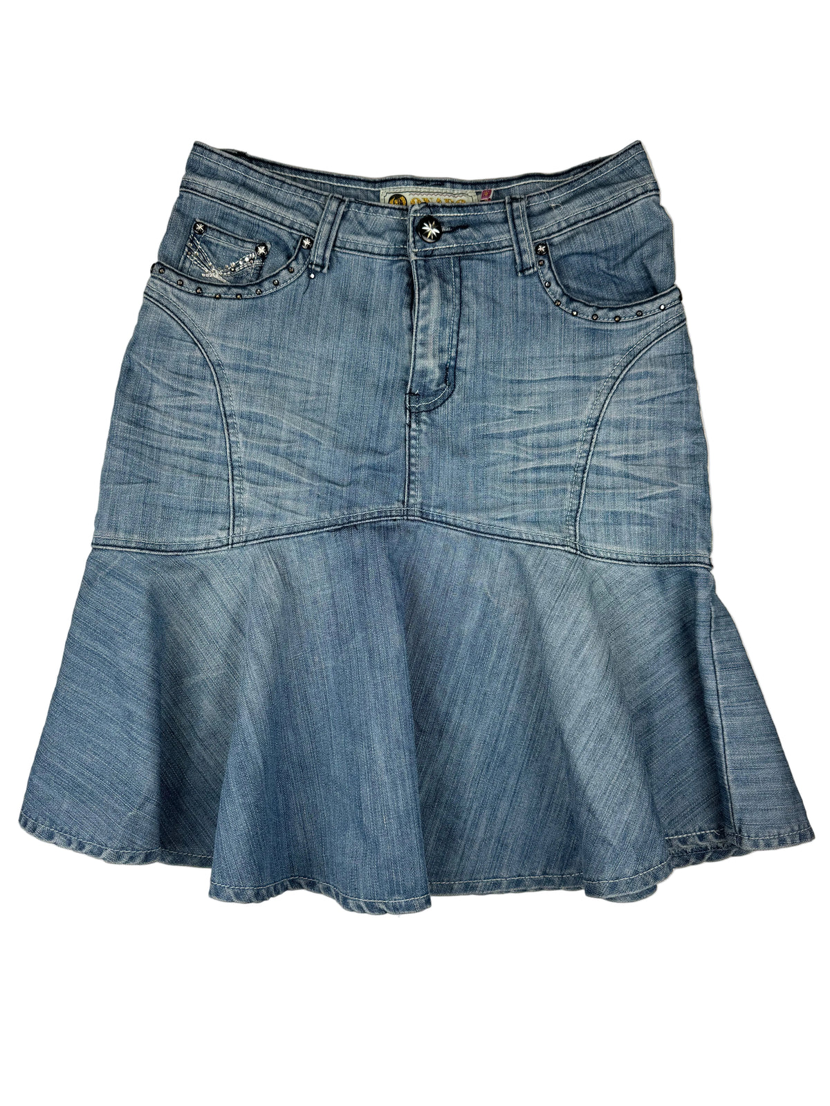 Denim midi Skirt