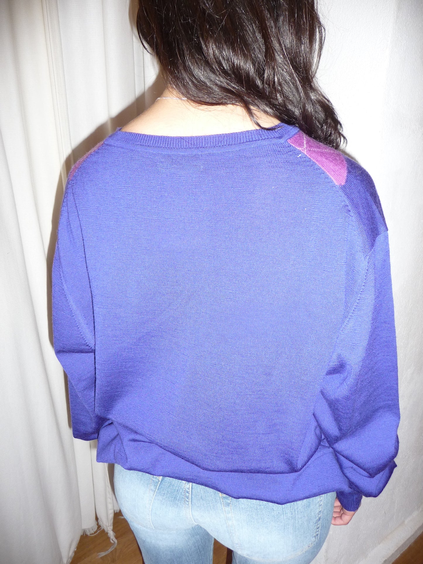 Karierter Pullover