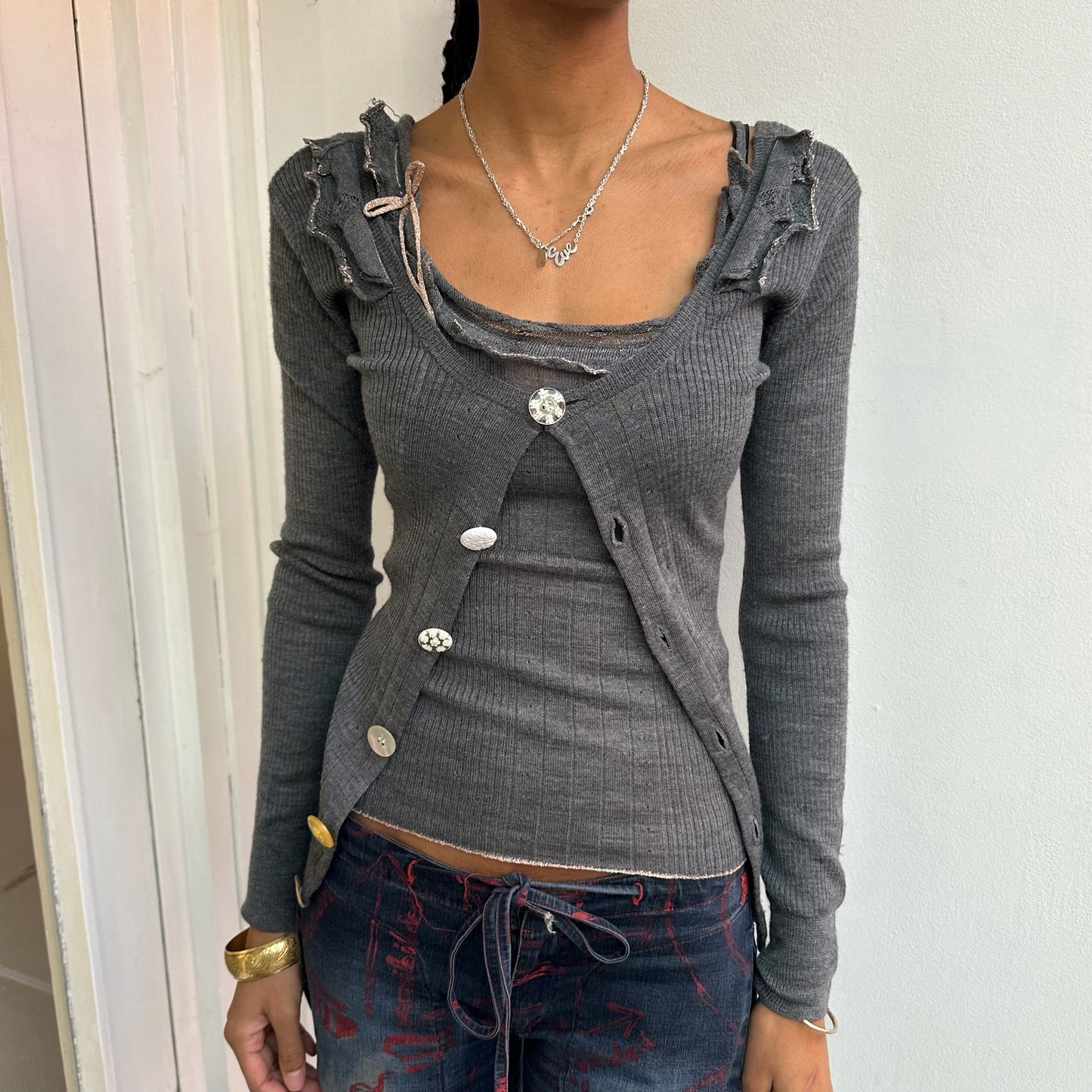 “Zu Elements” Cami & Cardigan Set