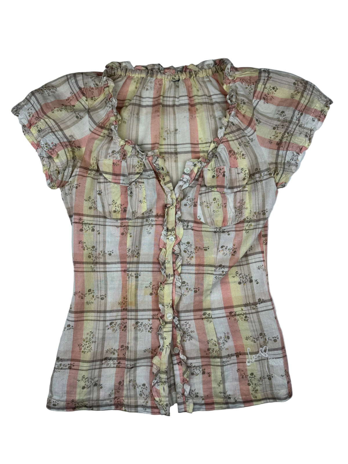 Plaid Blouse