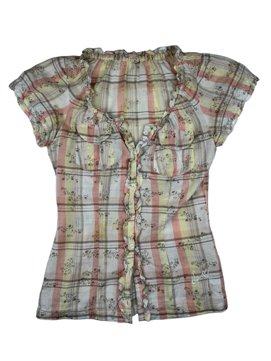 Plaid Blouse