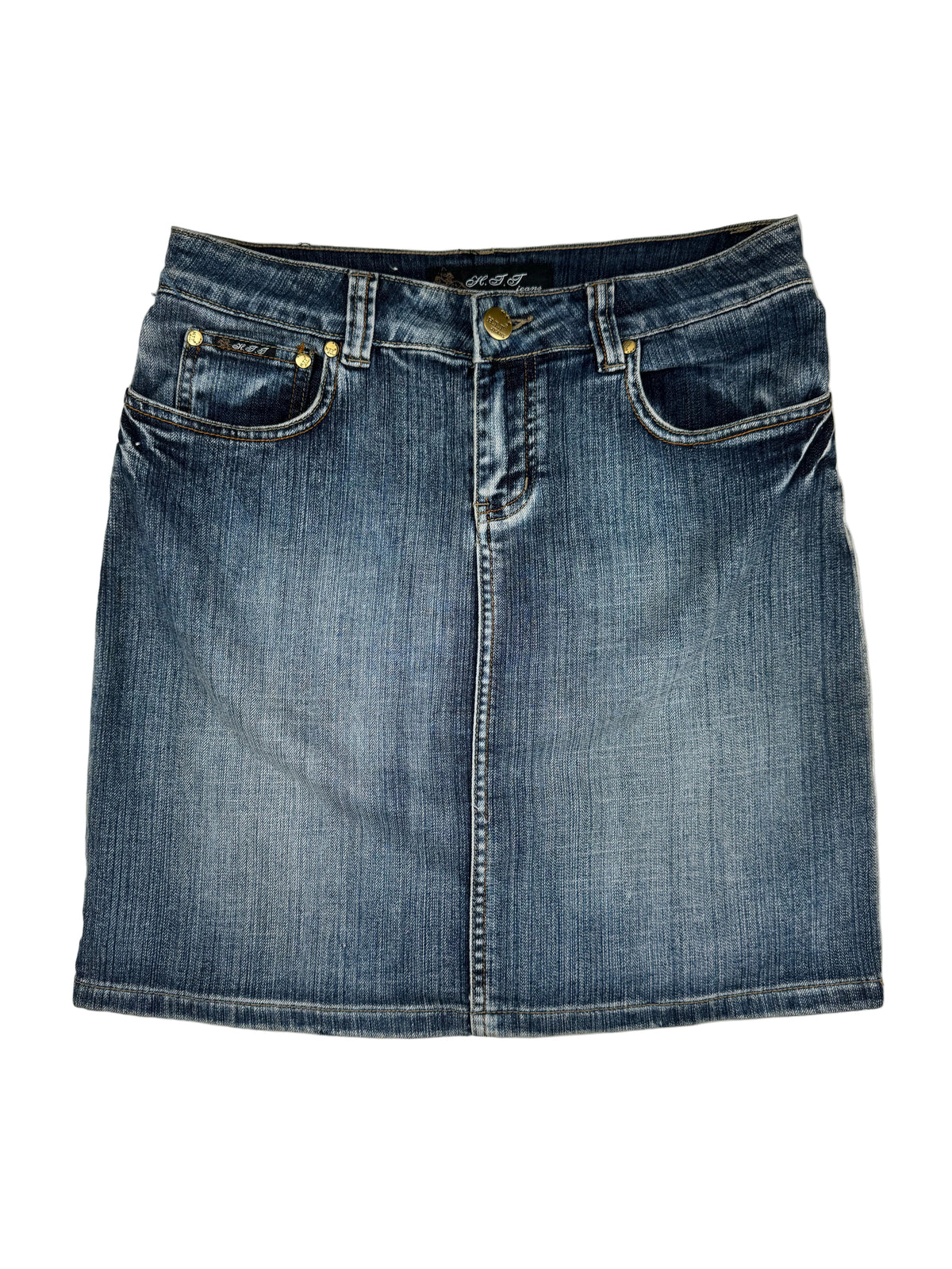 Denim Midi Skirt