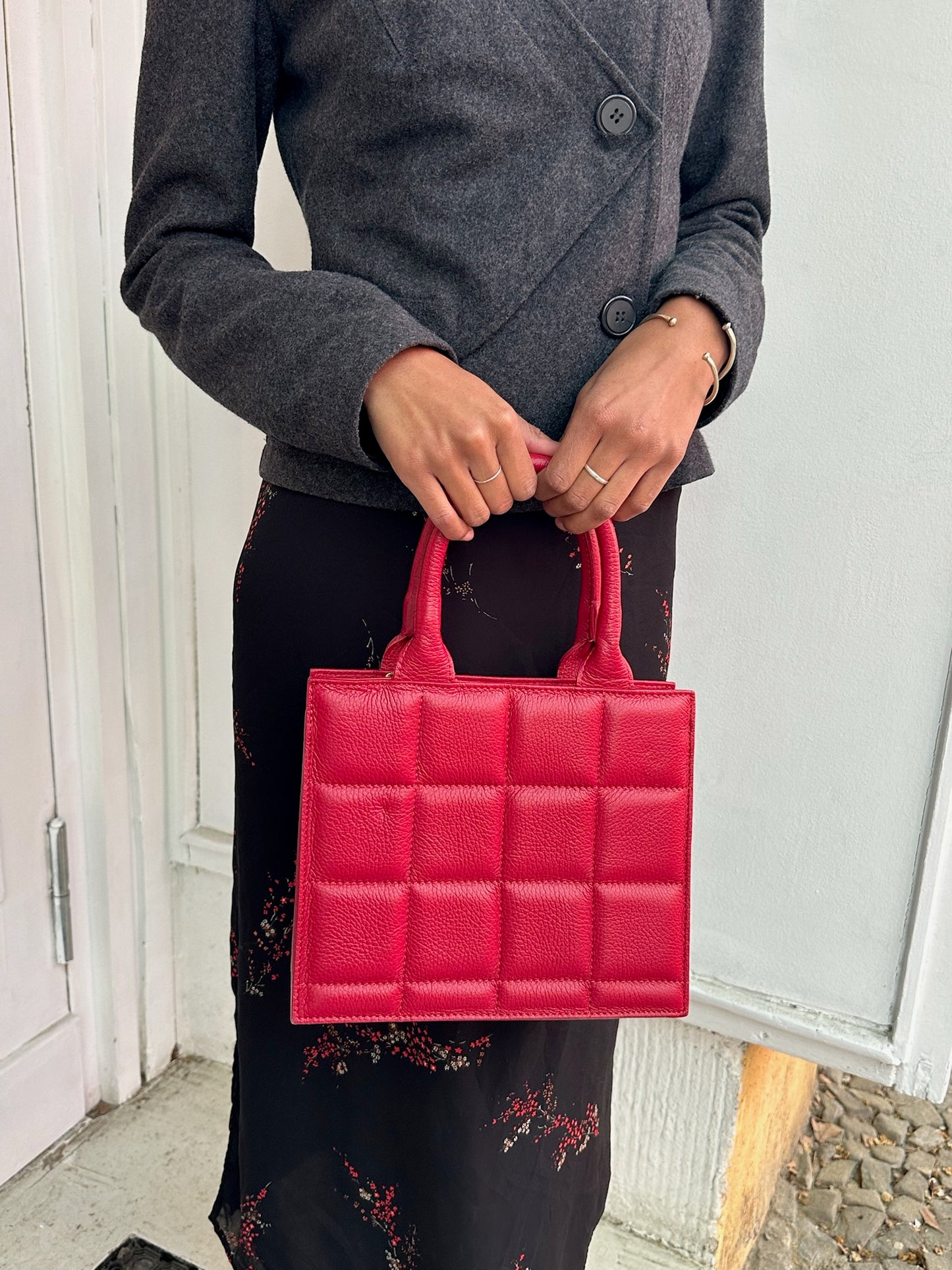 Rote Handtasche
