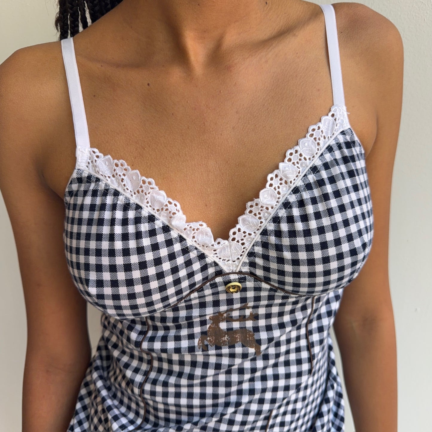 Checkered Cami Top