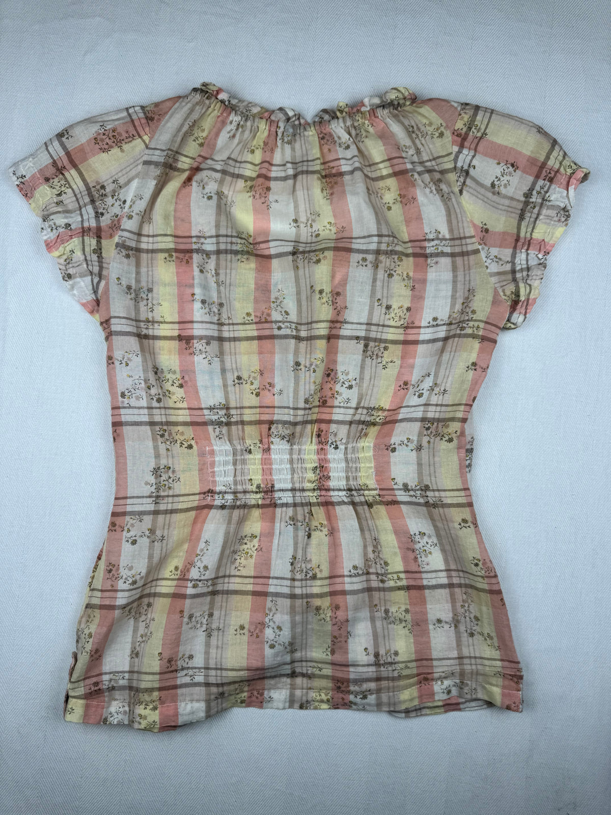 Plaid Blouse