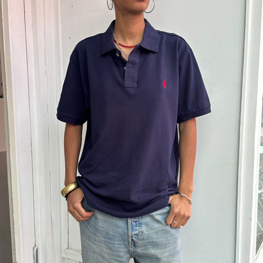 Dunkelblaues Ralph Lauren Polo T-Shirt