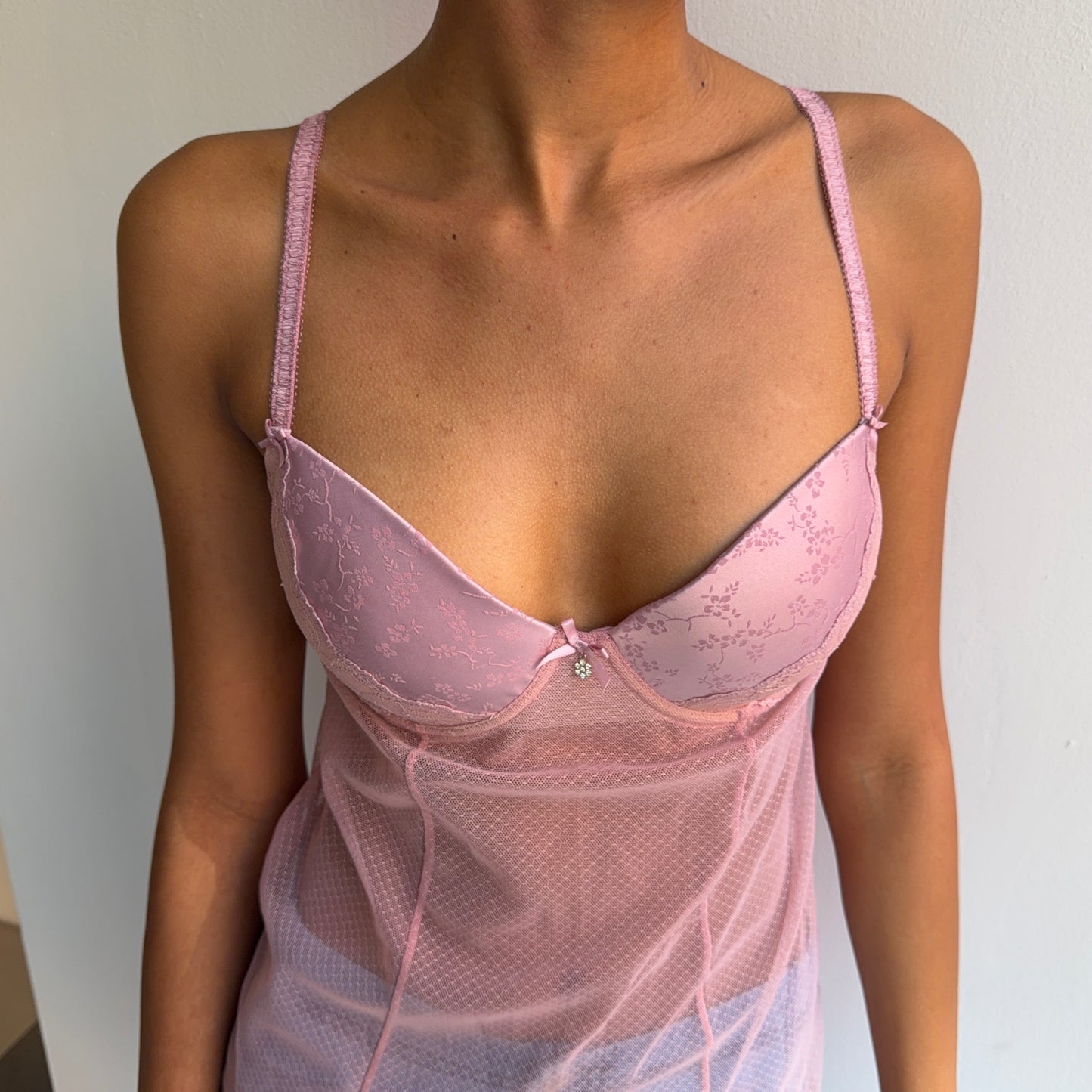 Pink corset top