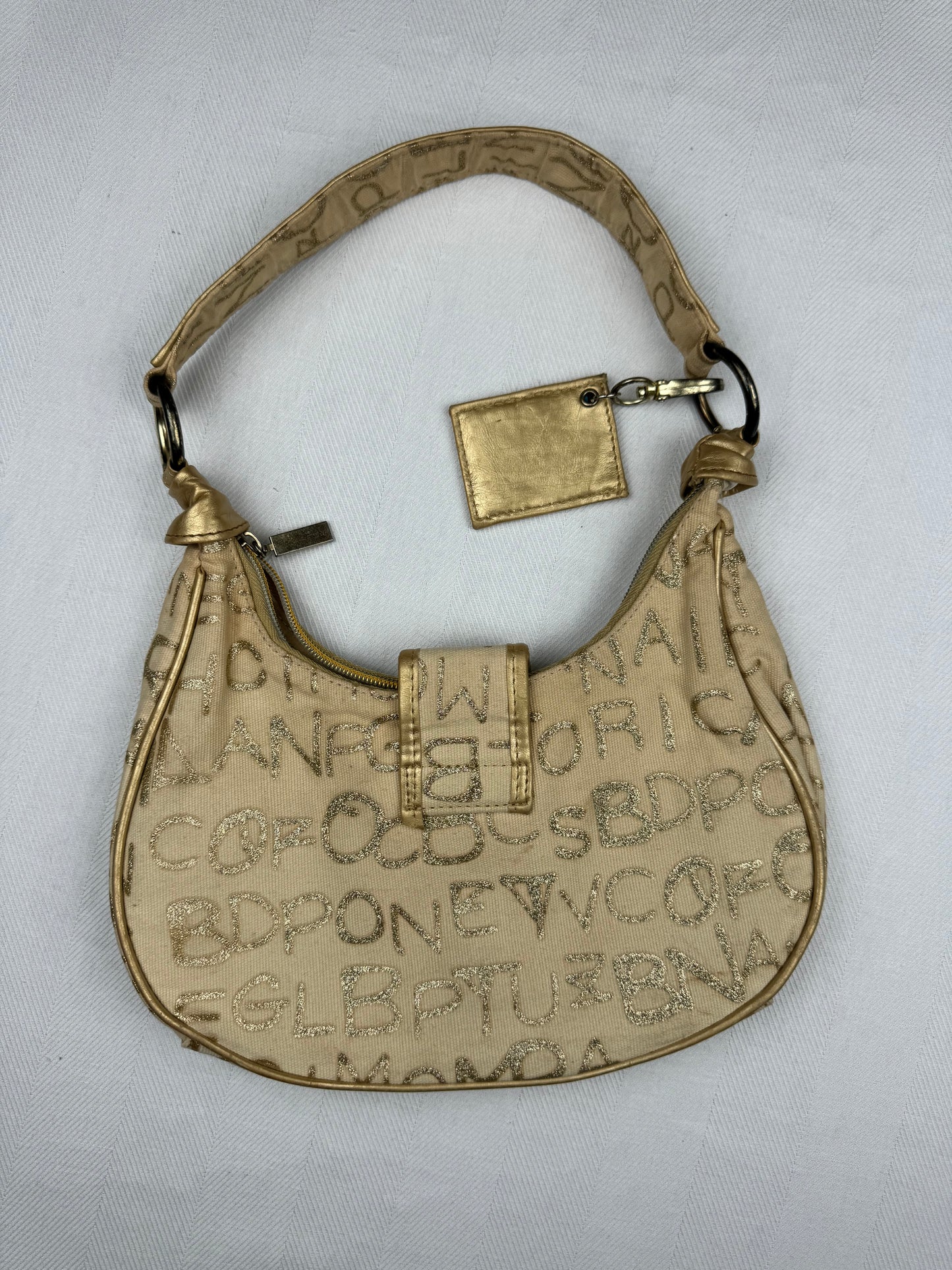 Gold Y2k bag