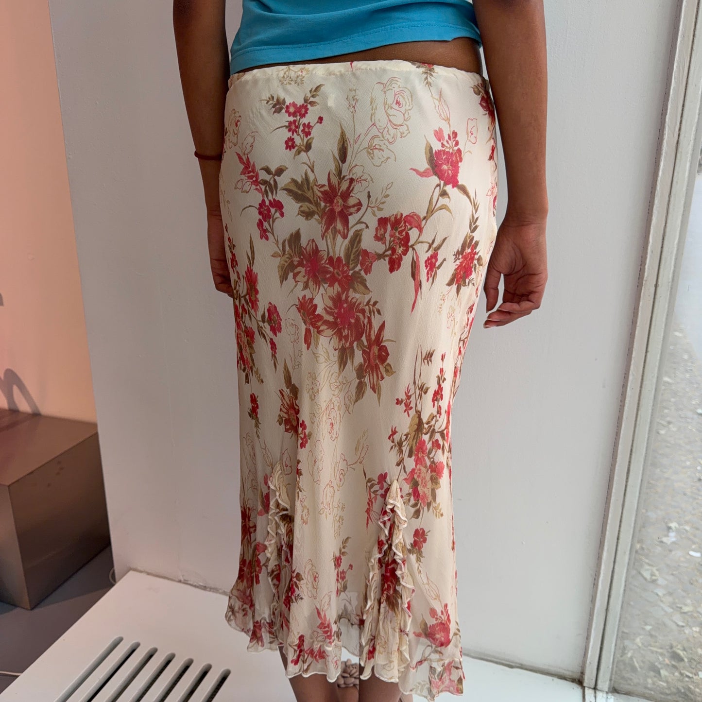 Floral Midi Skirt