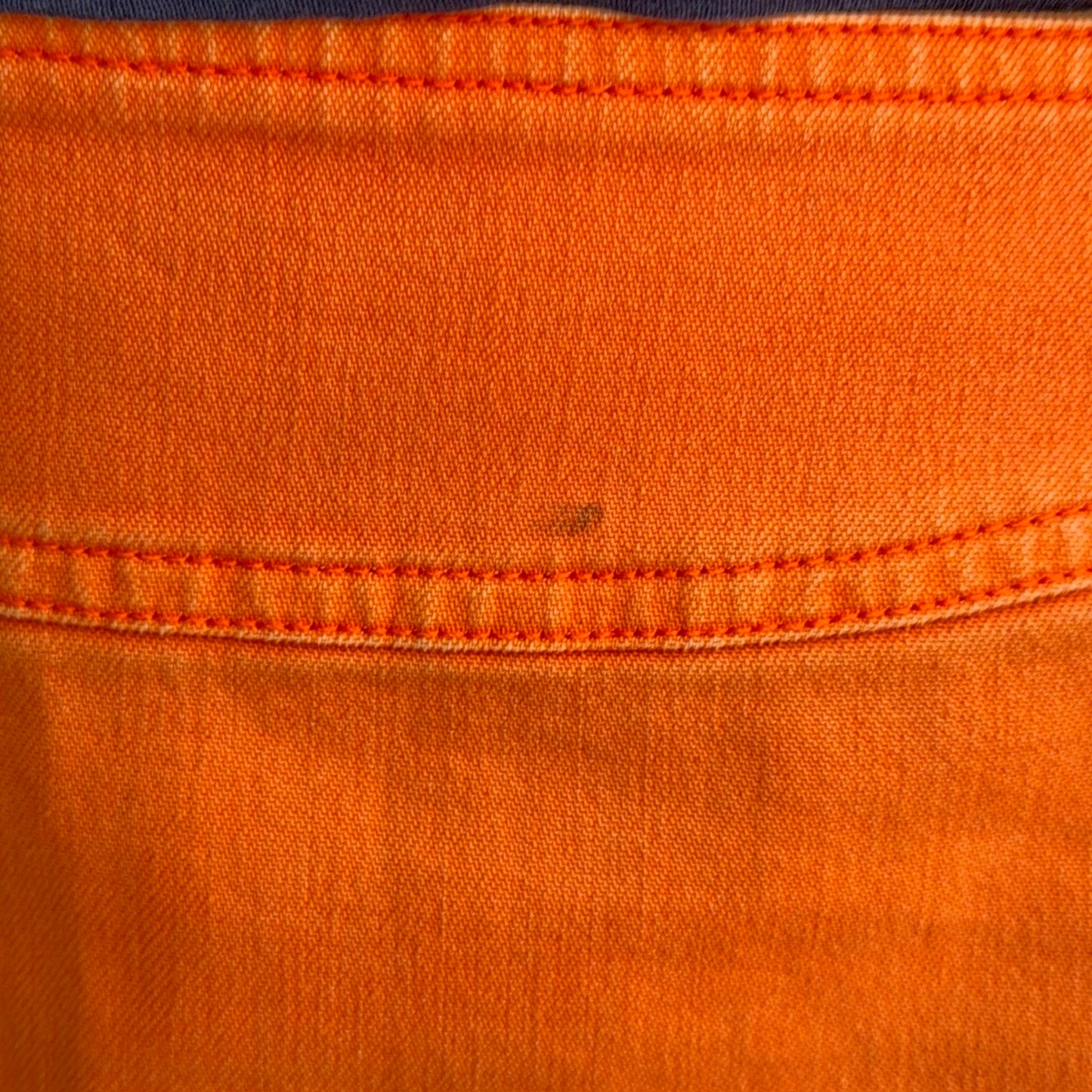 Orange Midiskirt