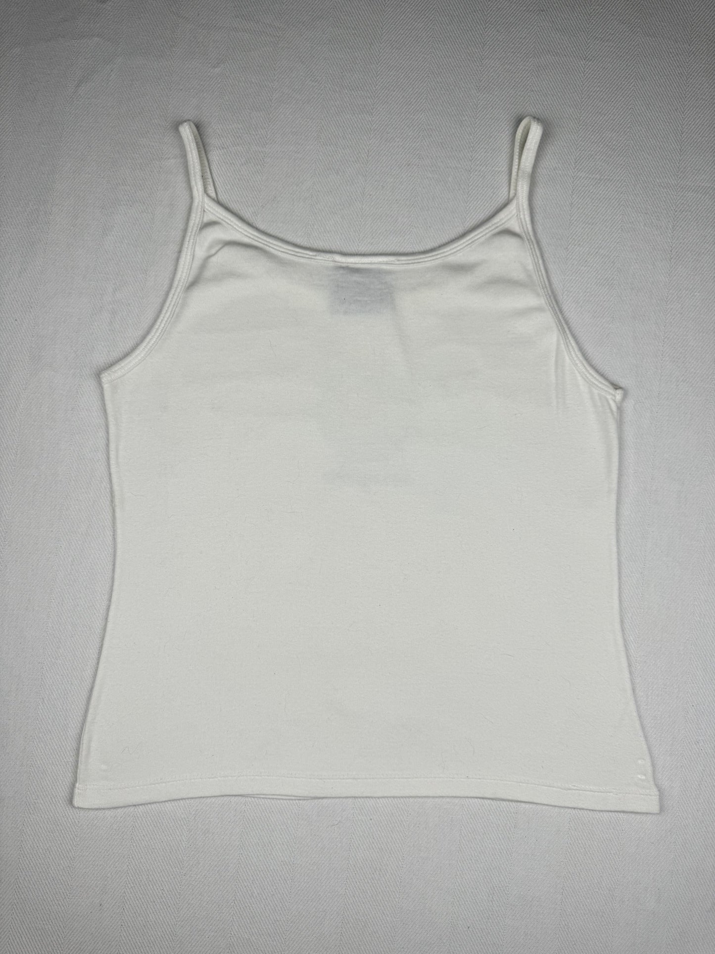 White Printed Top