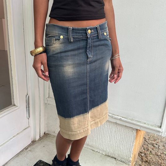 Denny Rose Midi Jeansrock