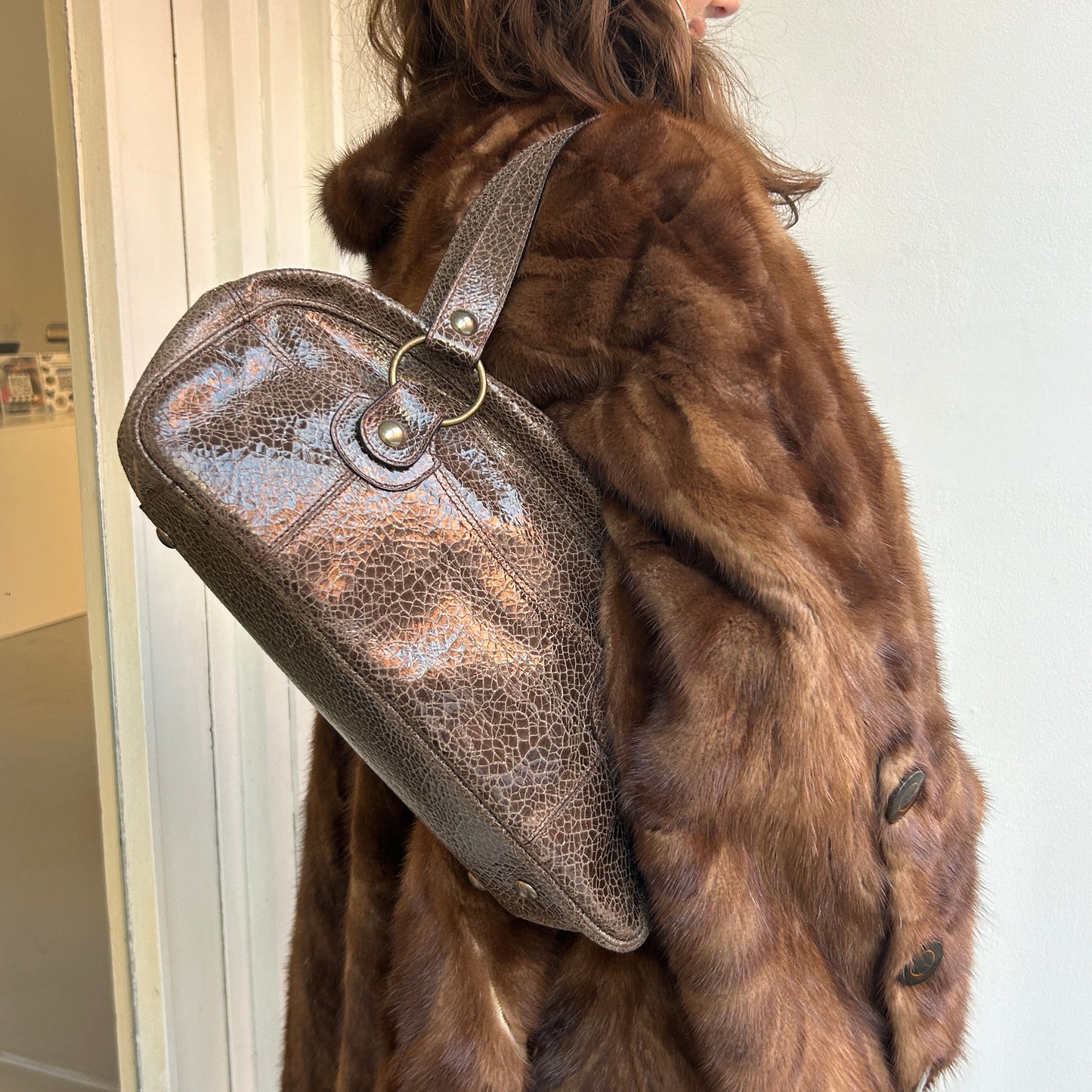 Brown Shoulder Bag