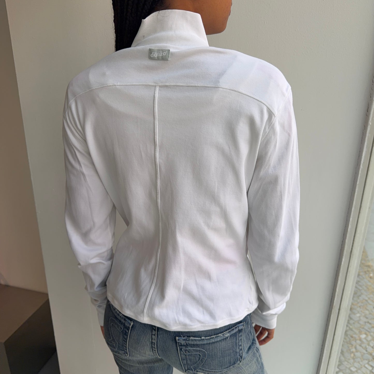 White Zip Jacket