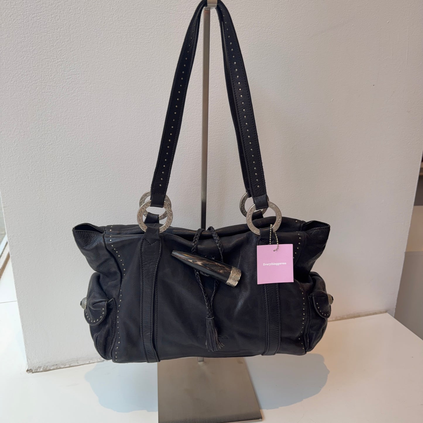 Black Leather Bag