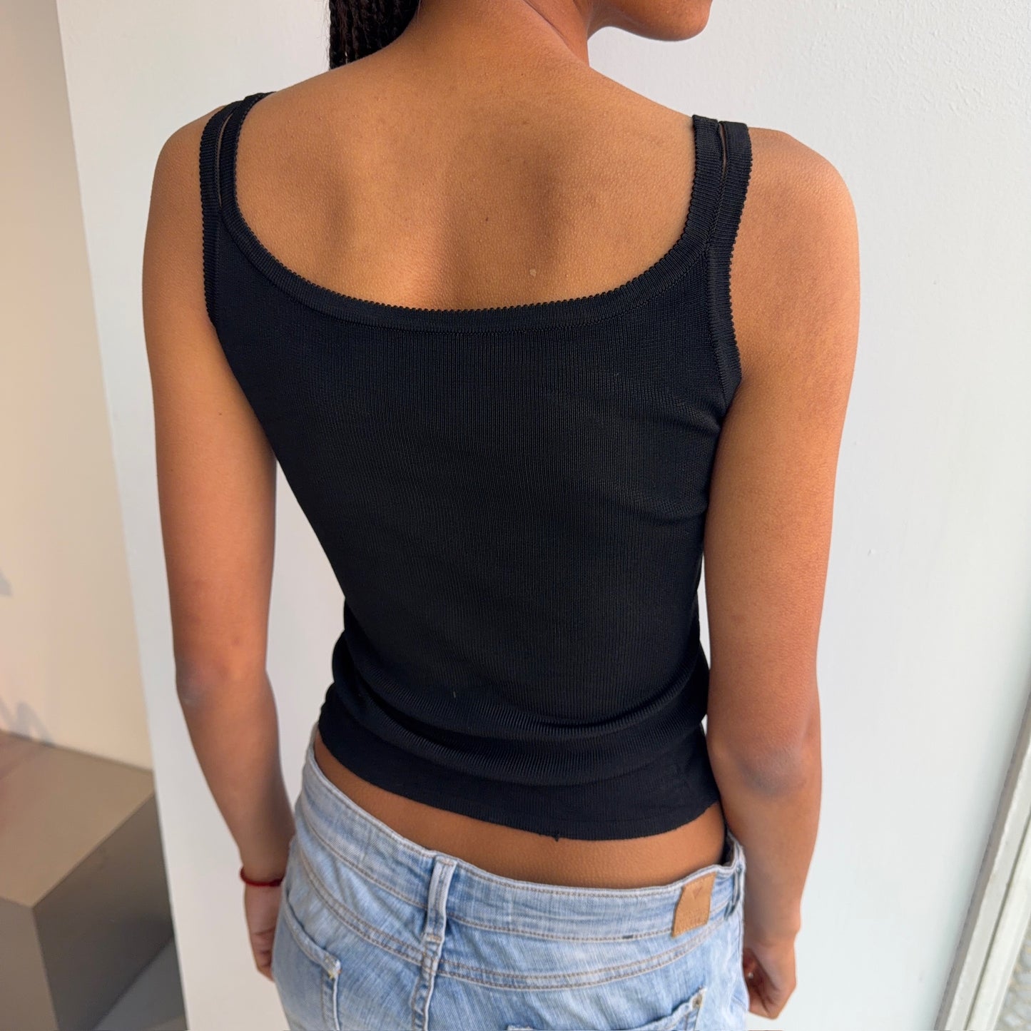 Black Floral Top